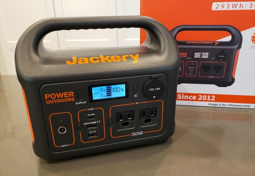Jackery Portable Power Station Explorer 300, 292Wh Backup LiFePO4 Battery, Solar Generator for Outdoors Camping Travel Hunting Blackout customer photo 1