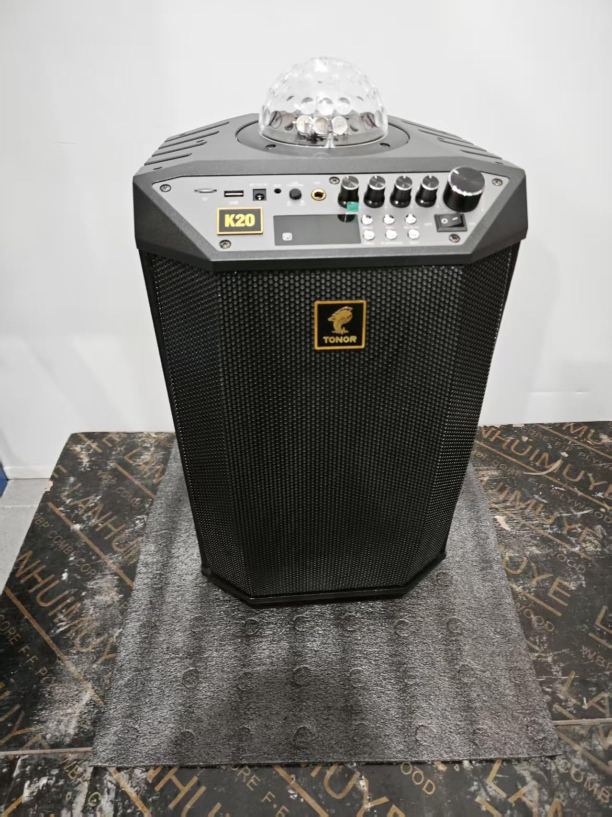 TONOR Wireless Karaoke Machine for Adults, PA System Portable Bluetooth Singing Speaker with 100ft Dual Wireless Microphones Microfono, Disco Ball for Home Karaoke, Party, Class and Church K20 customer photo 2