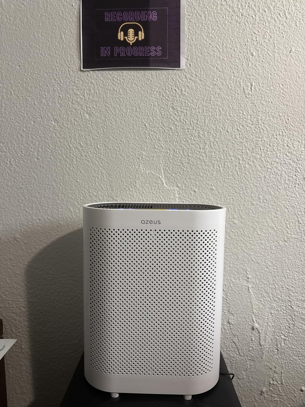 AZEUS True HEPA Air Purifier for Home, Up to 2160 sq ft Large Room, UV light | Ionic Generator | Office or Commercial Filter 99.97% Pollen Smoke Dust Pet Dander Auto Mode Sensor customer photo 2