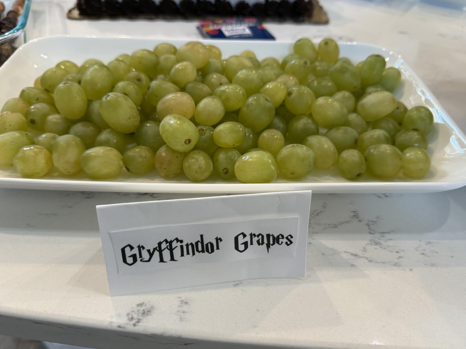 DELLING Large Serving Platter Set of 3, 16/14/12 Inch Porcelain Serving Trays for Party - White Ceramic Rectangular Platters for Entertaining, Appetizer Fruit Tray customer photo 1