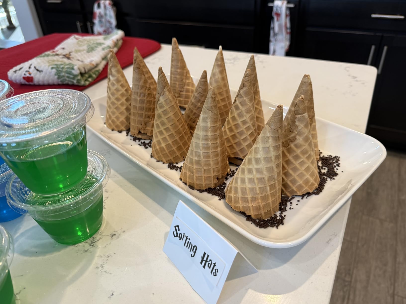 DELLING Large Serving Platter Set of 3, 16/14/12 Inch Porcelain Serving Trays for Party - White Ceramic Rectangular Platters for Entertaining, Appetizer Fruit Tray customer photo 2