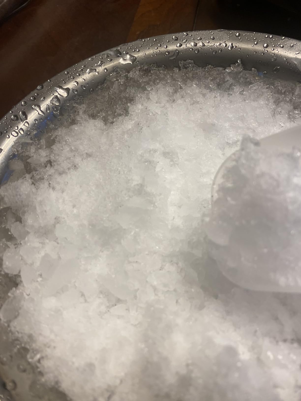 OKF Ice Shaver Prevent Splash Snow Cone Machine, Electric 3 Blades Shaved Ice Machine, 380W Ice Shaver Machine, 286lbs/hr Ice Crushers for Home Use, Ice Shaver Machine Electric, Ice Crusher (Silver) customer photo 1