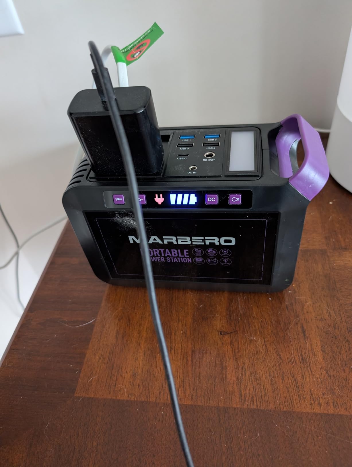 MARBERO Portable Power Station 88Wh Camping Lithium Battery Solar Generator Fast Charging With AC Outlet 120W Peak Power Bank For Home Backup Outdoor Emergency RV Van Hunting customer photo 1