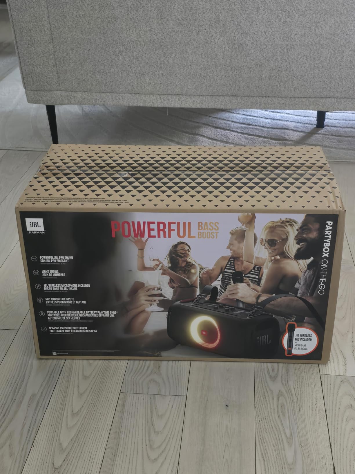 JBL PartyBox On-The-Go Powerful Portable Bluetooth Party Speaker with Dynamic Light Show customer photo 2