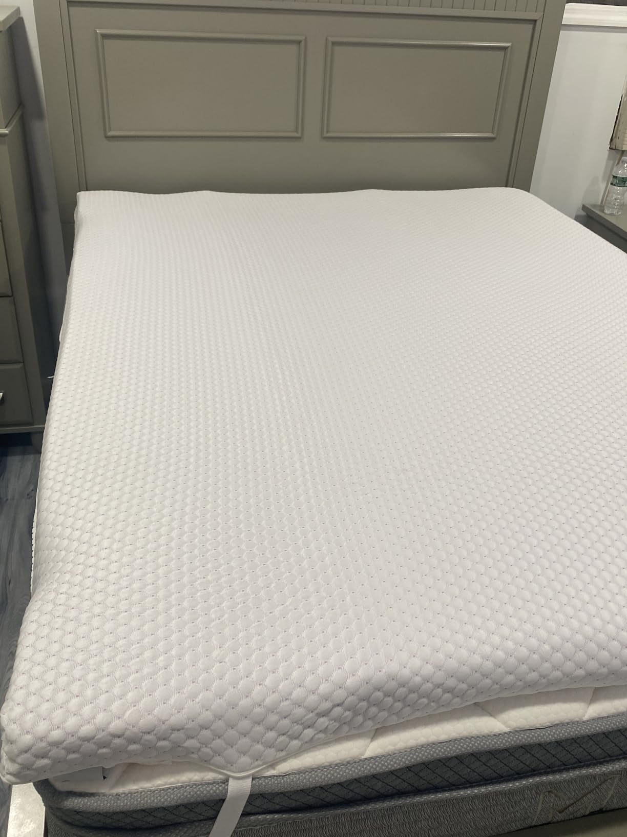 PERLECARE 3 Inch Gel Memory Foam Mattress Topper for Pressure Relief, Premium Soft Cooling Sleep, Non-Slip Design with Removable & Washable Cover, Queen customer photo 1