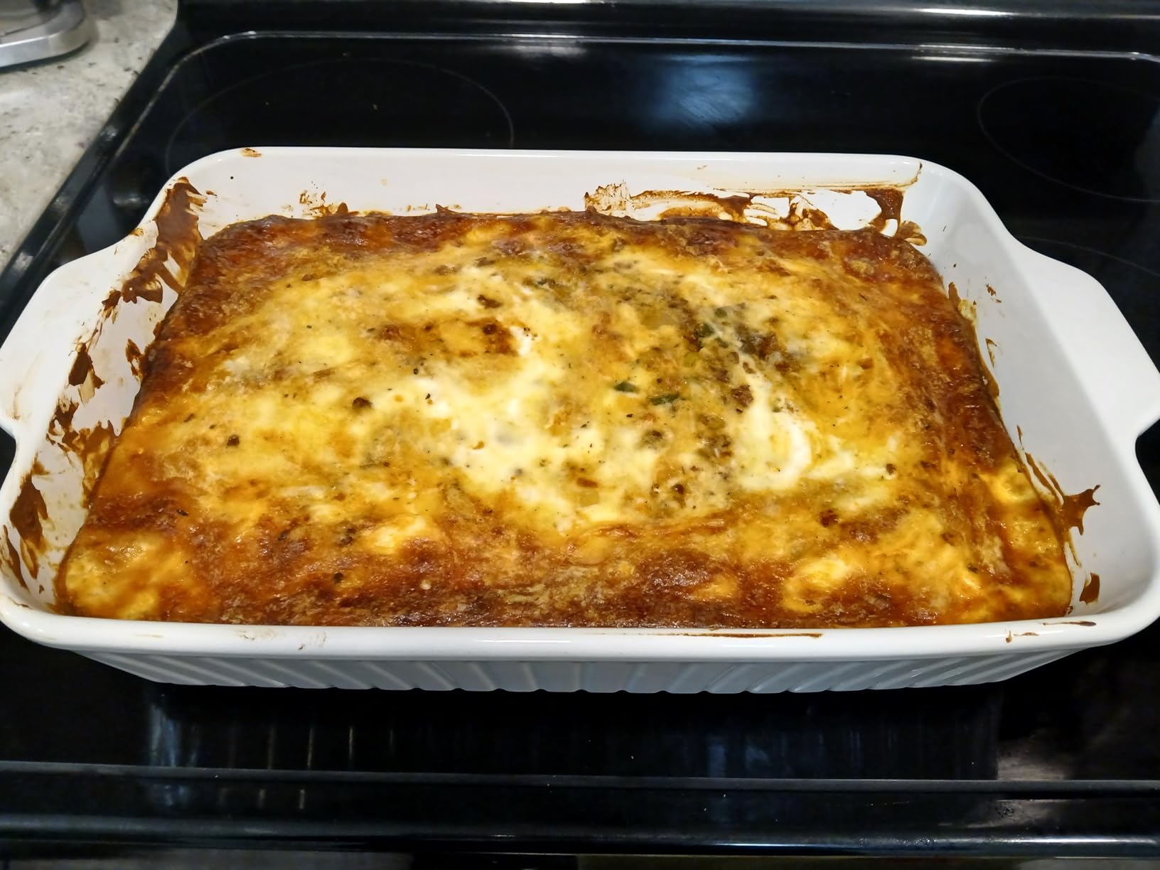 DOWAN Casserole Dish, 9x13 Ceramic Baking Dish, Large Lasagna Pan Deep for Oven, 4.2 Quarts customer photo 2