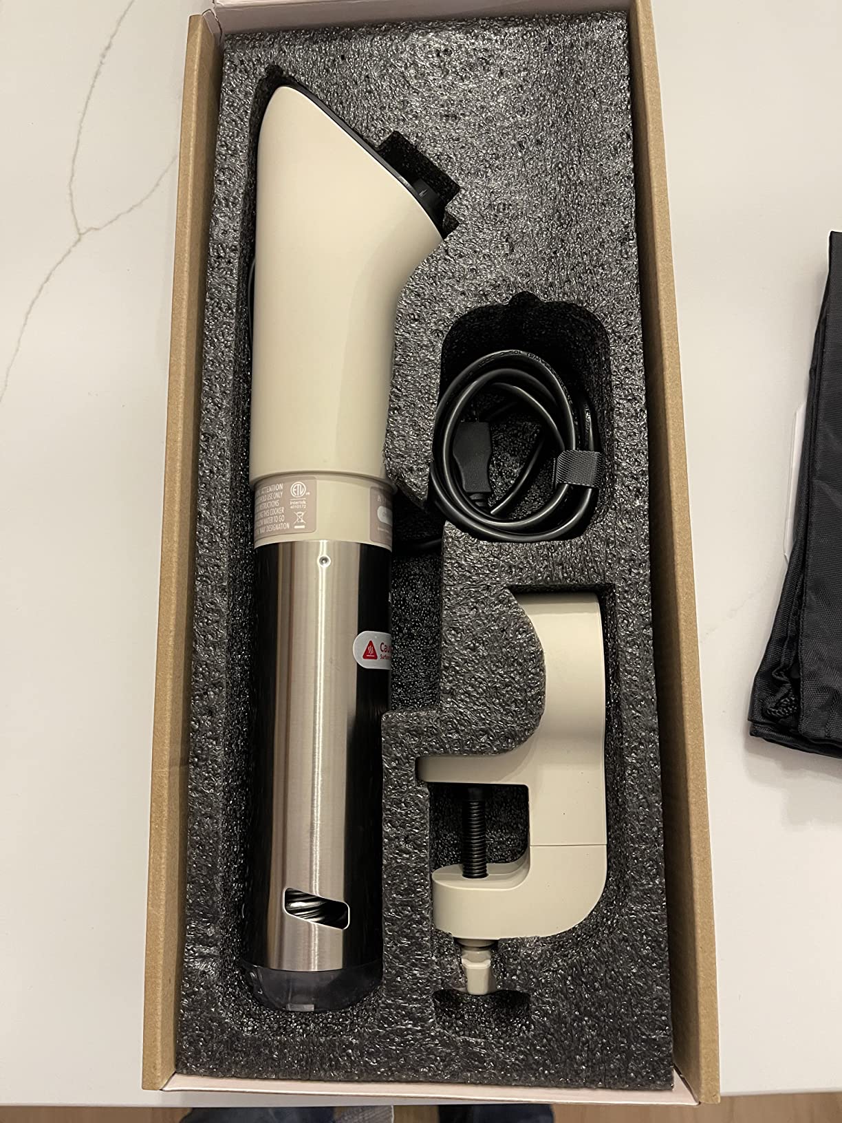 Greater Goods Kitchen Sous Vide Machine - Precision Cooker, Immersion Circulator, Brushless Motor, 1100 Watts (Onyx Black) customer photo 2