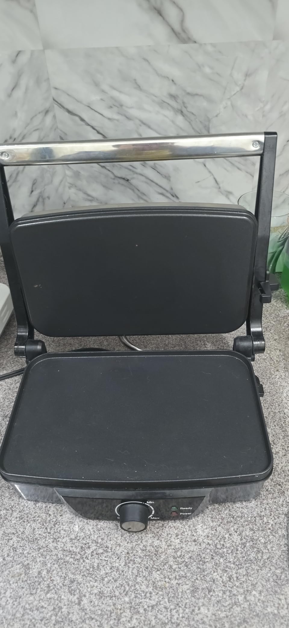 IMUSA Stainless Steel Panini Press Electric with Adjustable Temperature Settings and Nonstick Plates, 1200W customer photo 2