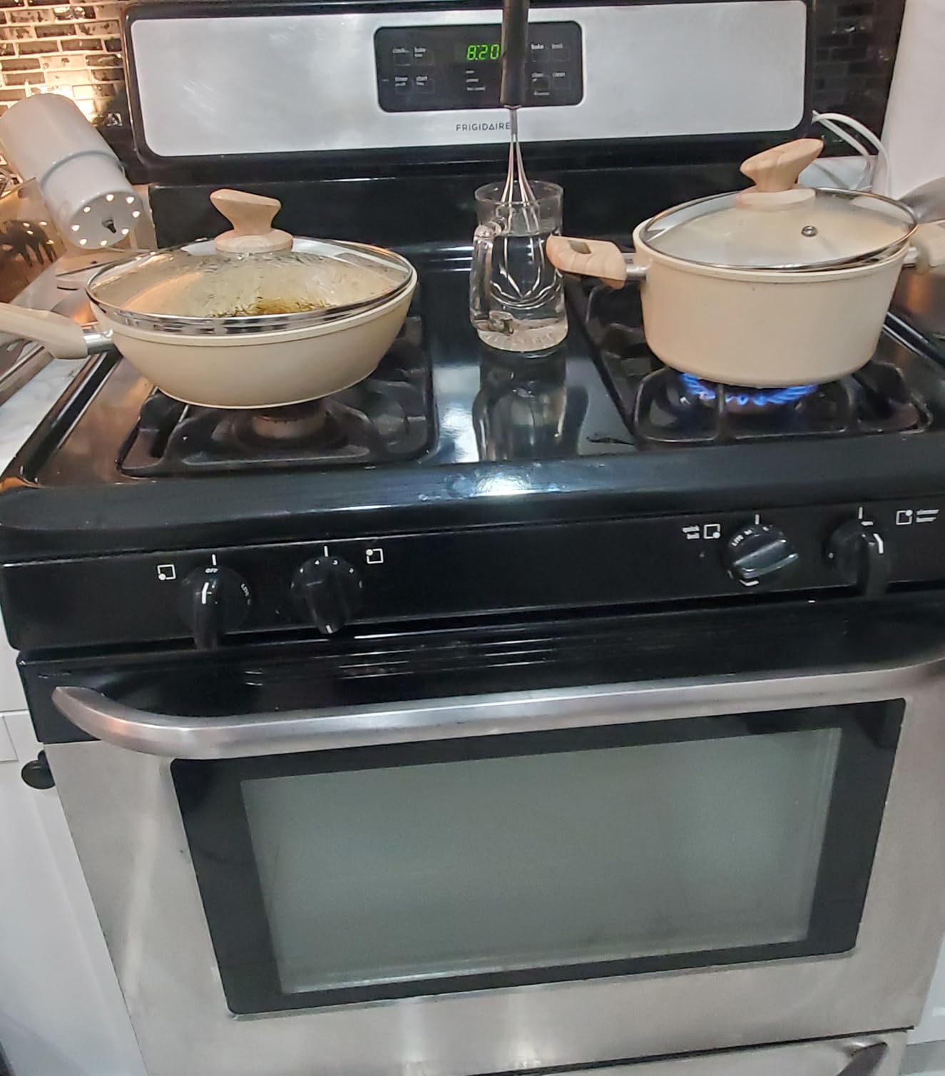 Kitchen Academy Induction Cookware Sets - 12 Piece Cooking Pan Set, Granite Black Nonstick Pots and Pans Set customer photo 1