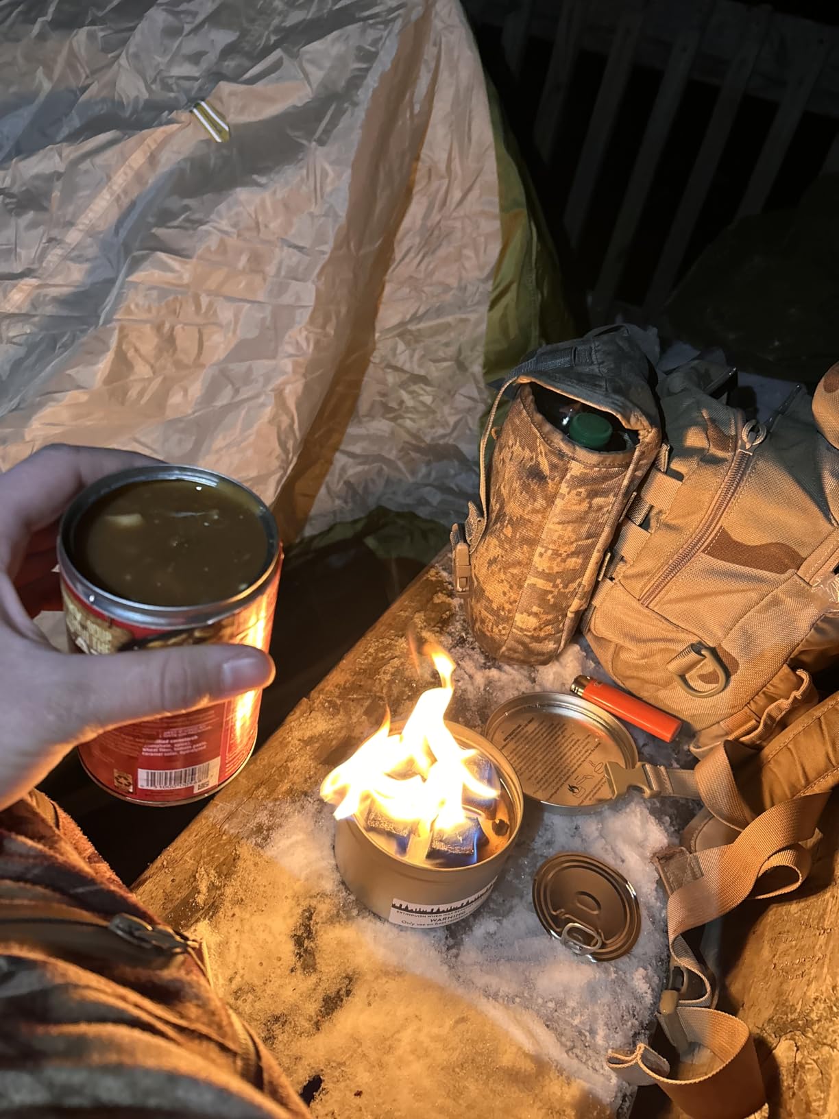 City Bonfires Portable Fire Pit - Mini Fire Pit, Table Top Firepit, No Wood, No Embers, 3-5 Hours of Burn Time - Food Safe for Smores - Lightweight, Emergency Heat, Camping Stove (2-Pack) customer photo 1