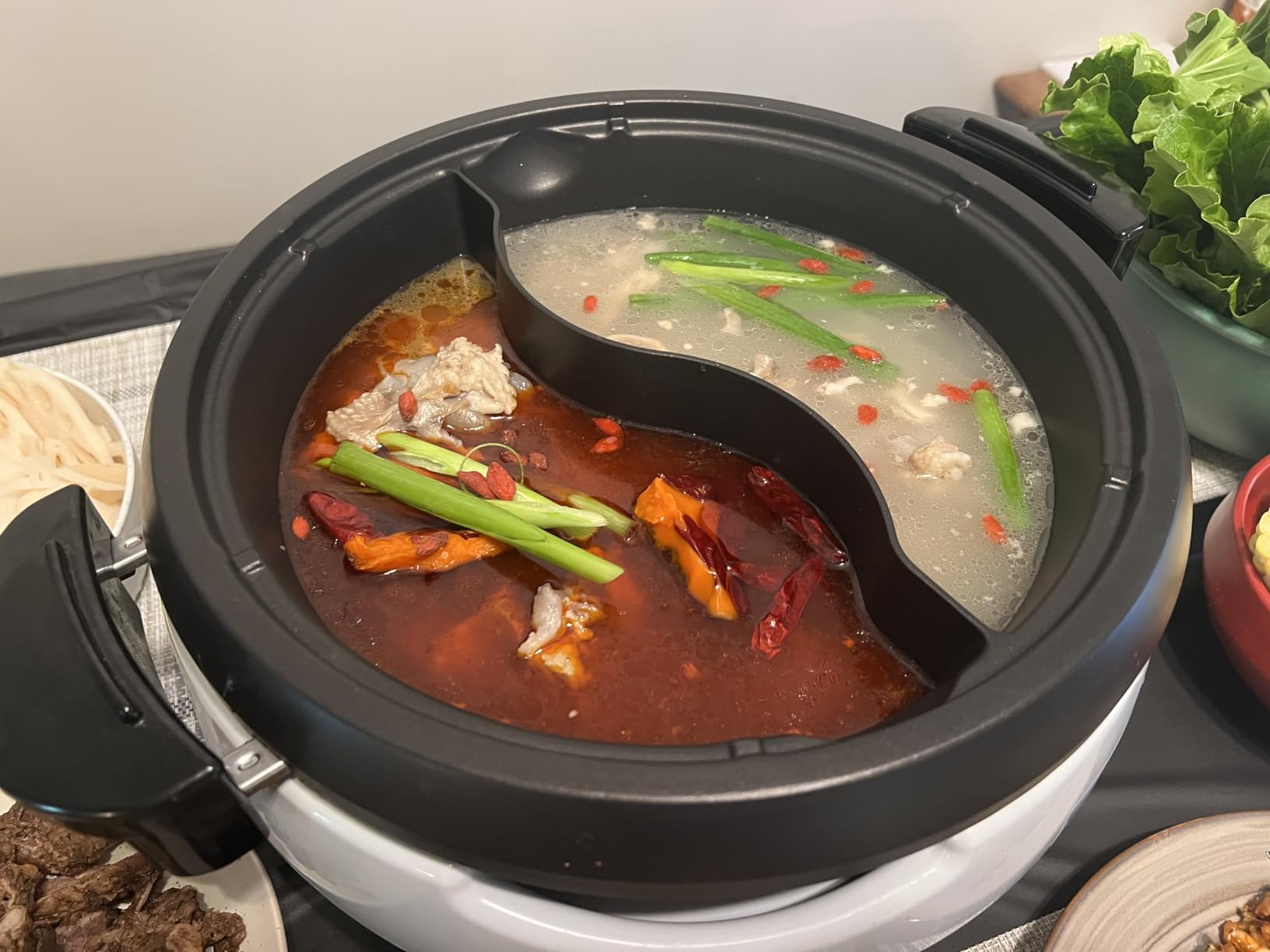 Zojirushi EP-PFC20HA, Gourmet d'Expert® Electric Skillet for Yin Yang Hot Pot customer photo 2