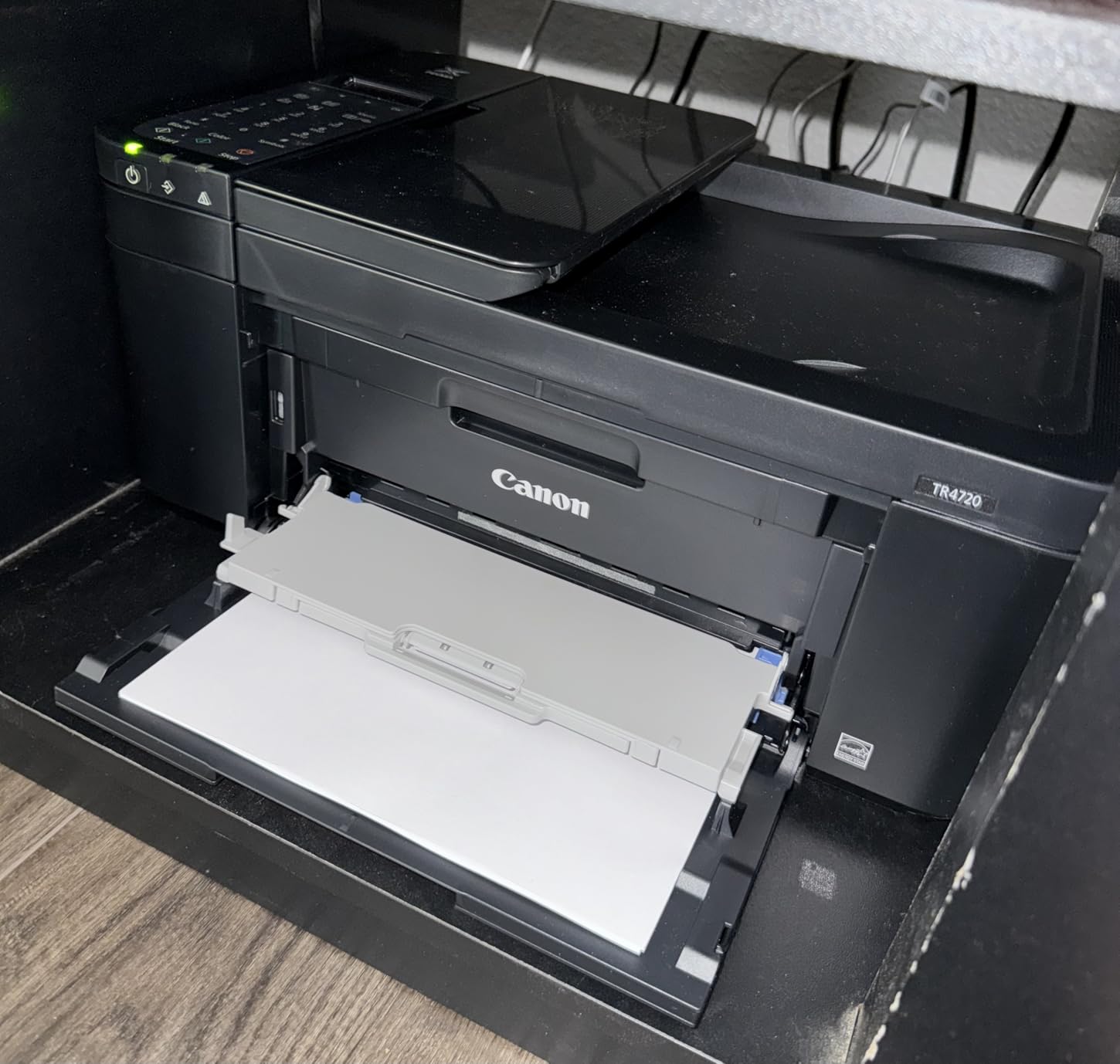 Canon PIXMA TR4720 All-in-One Wireless Printer, Home Use with Auto Document Feeder, Mobile Printing and Built-in Fax, Black customer photo 2