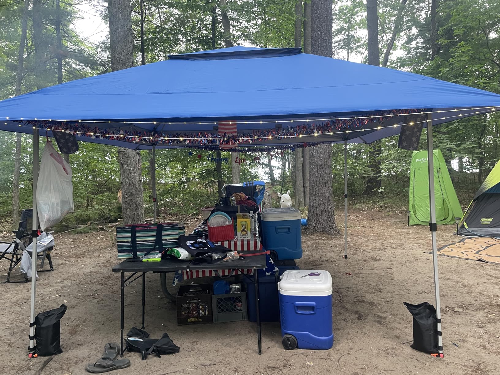 CROWN SHADES 13x13 Pop Up Gazebo, Canopy Tent, Gazebos on Clearance - Outdoor Gazebo for Backyard & Patio Furniture - Carpa Pop Up Tent with Wheeled STO-N-Go Cover Bag customer photo 2