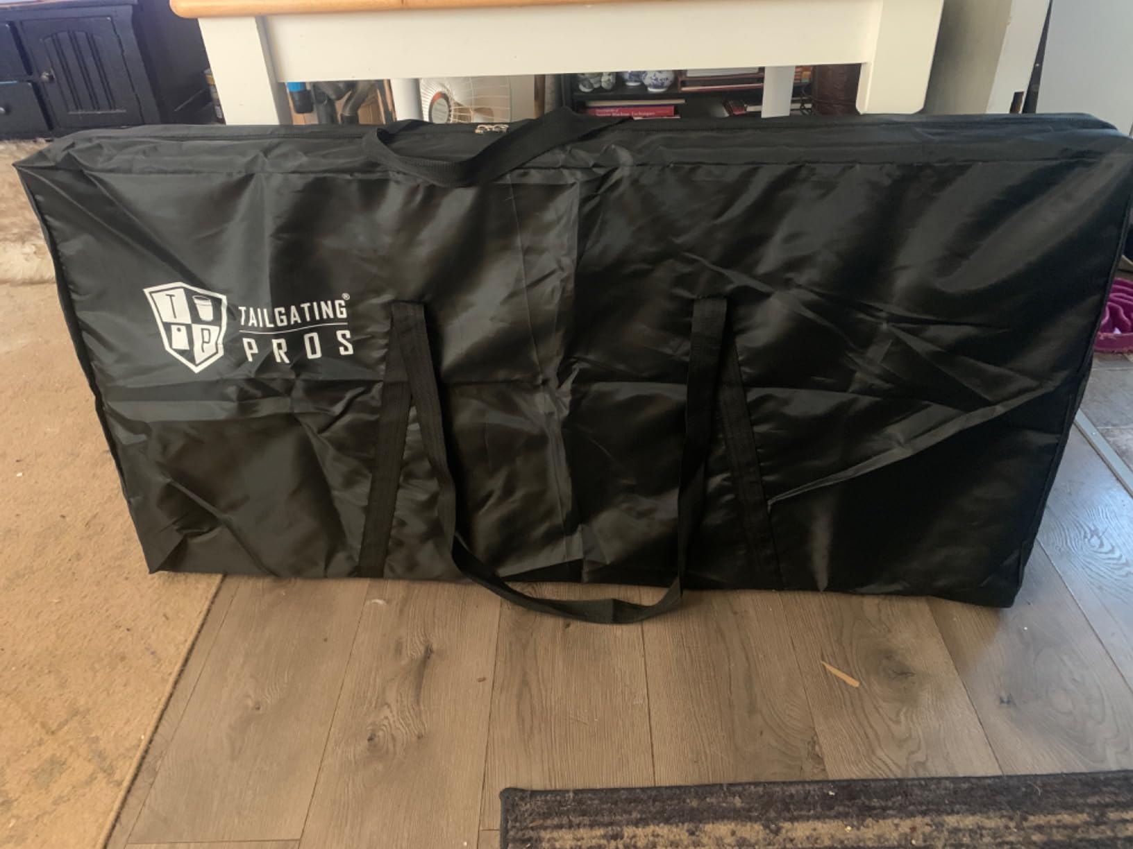 Tailgating Pros Cornhole Board Set w/Bean Bags and Carrying Case - 4'x2' Corn Hole Toss - Tournament and Lightweight Options - Optional LED Lights customer photo 1