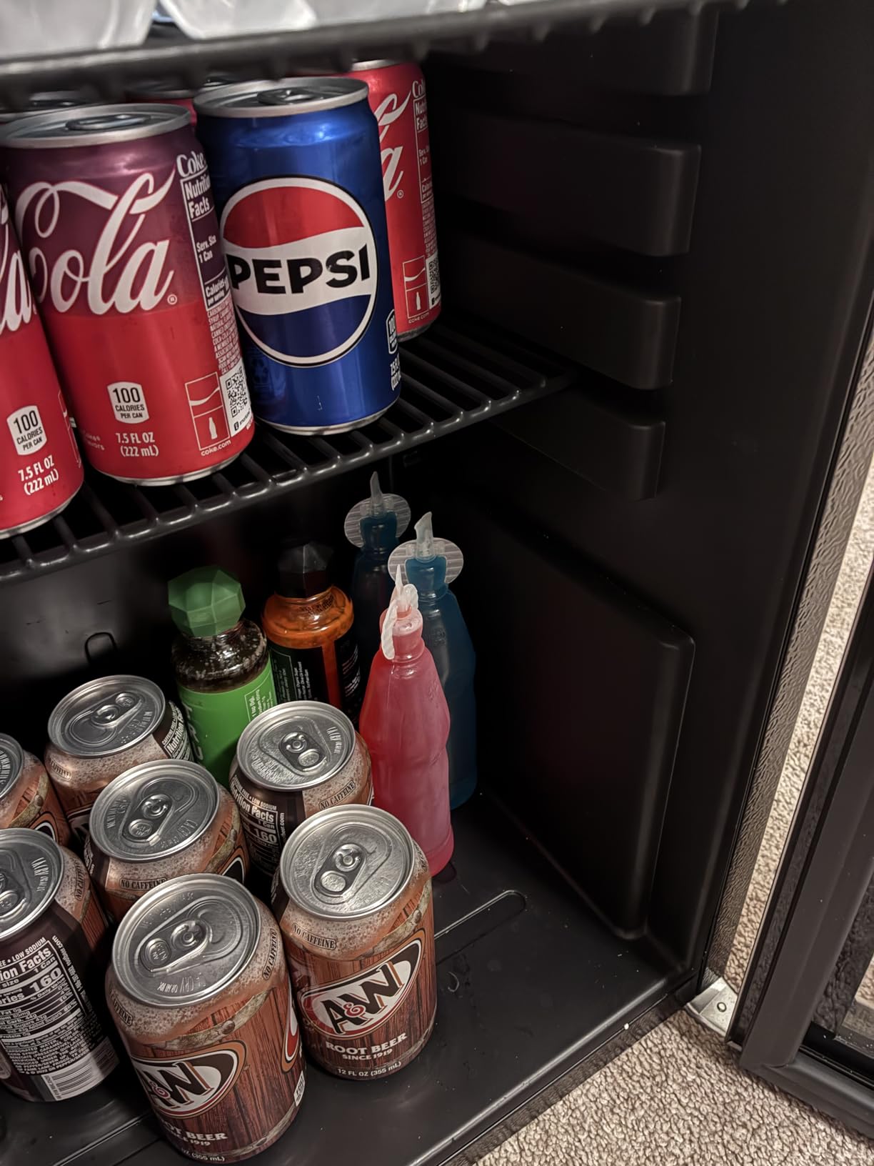 Honeywell Beverage Refrigerator and Cooler, 116 Can Mini Fridge with Glass Door for Soda Beer or Wine for Office or Bar with Adjustable Removable Shelving, Commercial Grade customer photo 1