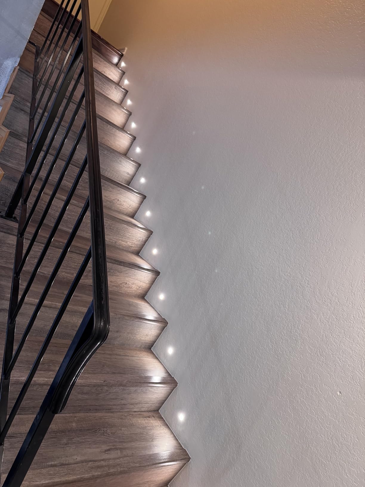 LED Deck Light Kits Warm White, 1.22 Recessed Step Light 16 Pack with Black Protective Shell, DC12V Low Voltage LED Deck Lighting, IP67 Waterproof Outdoor Stair Lights for Garden customer photo 2