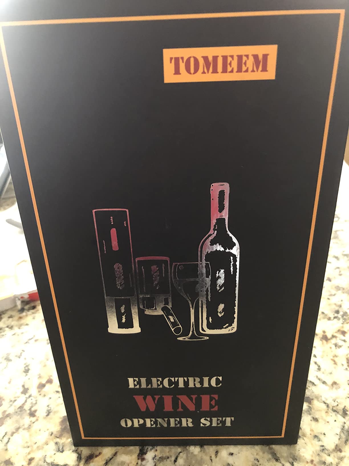 Rechargeable Electric Wine Gift Set - Aerator, Vacuum Stoppers, Foil Cutter and Bottle Opener for Home Bar and Outdoor Parties customer photo 2