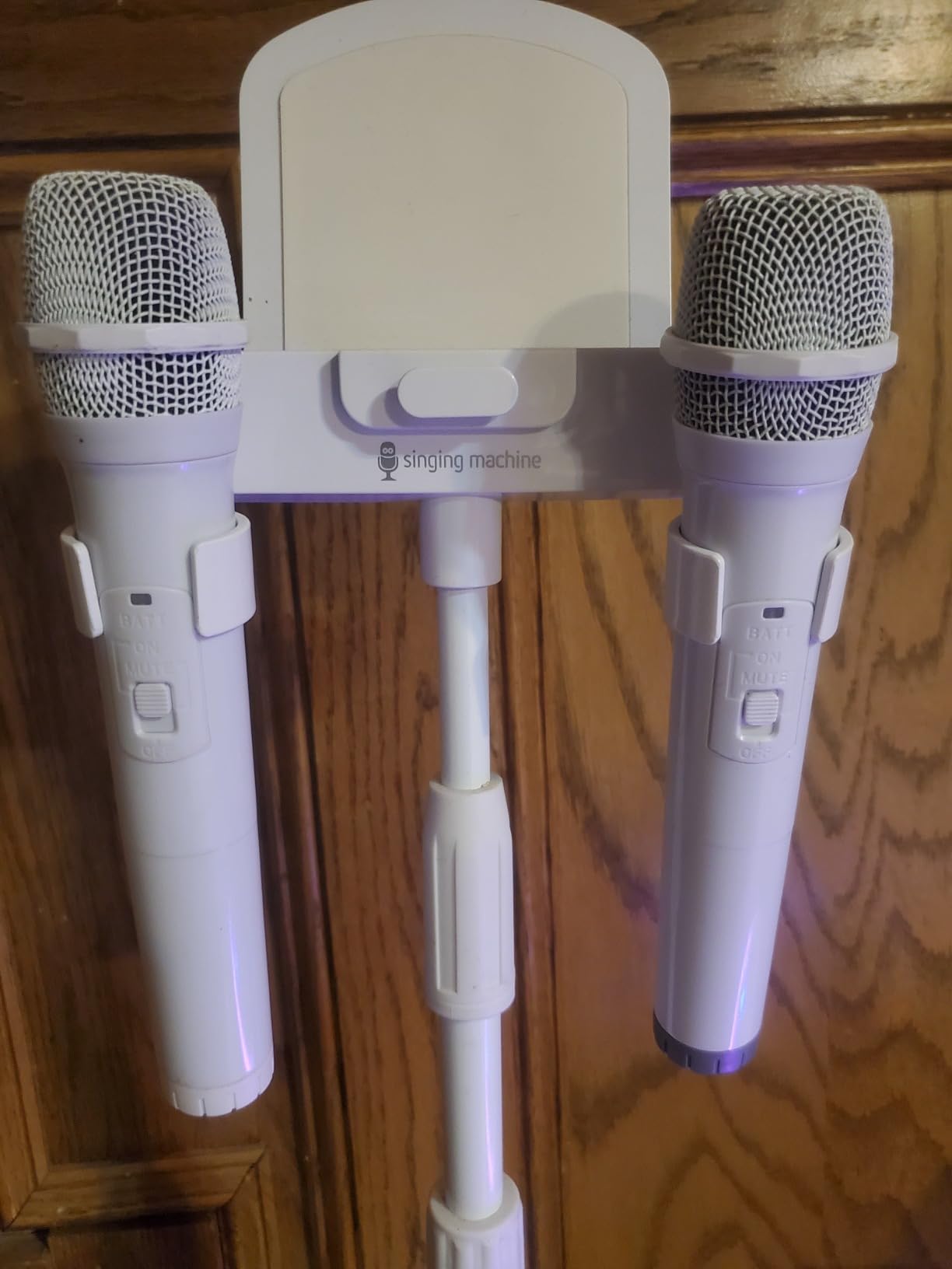 Singing Machine SingCast MAX Bluetooth Video Casting Karaoke Machine, Party Speaker, Microphone, 22 Voice Effects, Pitch Correction, Lights, Stand, 35W Sound for PA System Function for Adults & Kids customer photo 2