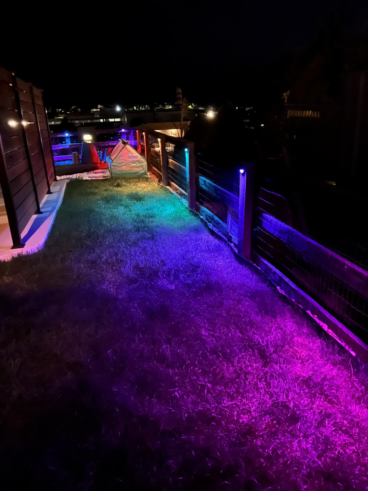 CLOUDY BAY [6 Pack] 3CCT Low Voltage LED Deck Lights Outdoor, 2700K/3500K/5000K Selectable, Landscape Step Stair Railing Fence Light Wired, 3W, 12V-24V AC/DC customer photo 2