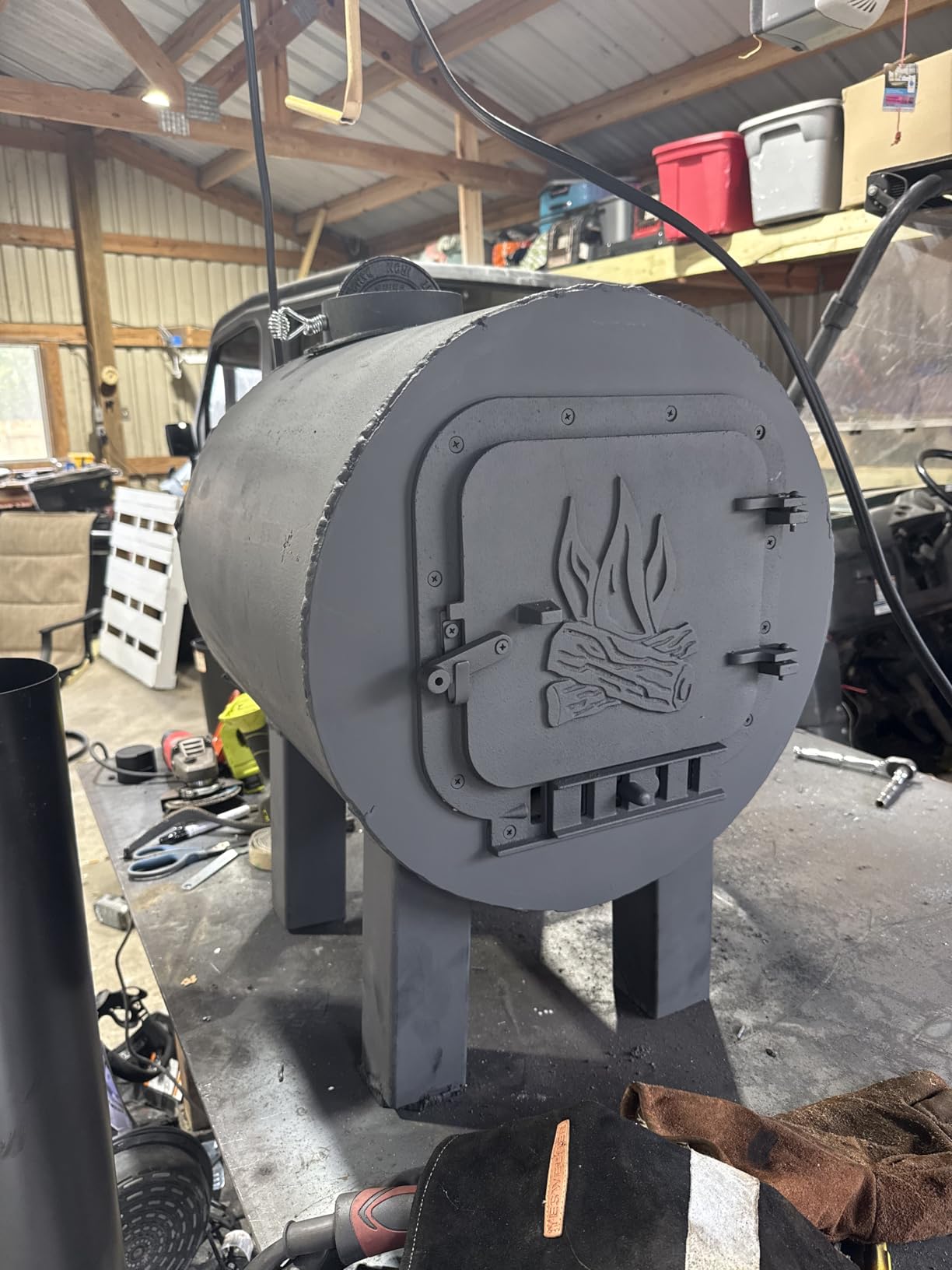 US Stove BSK2000 Barrel Camp Stove Kit customer photo 2