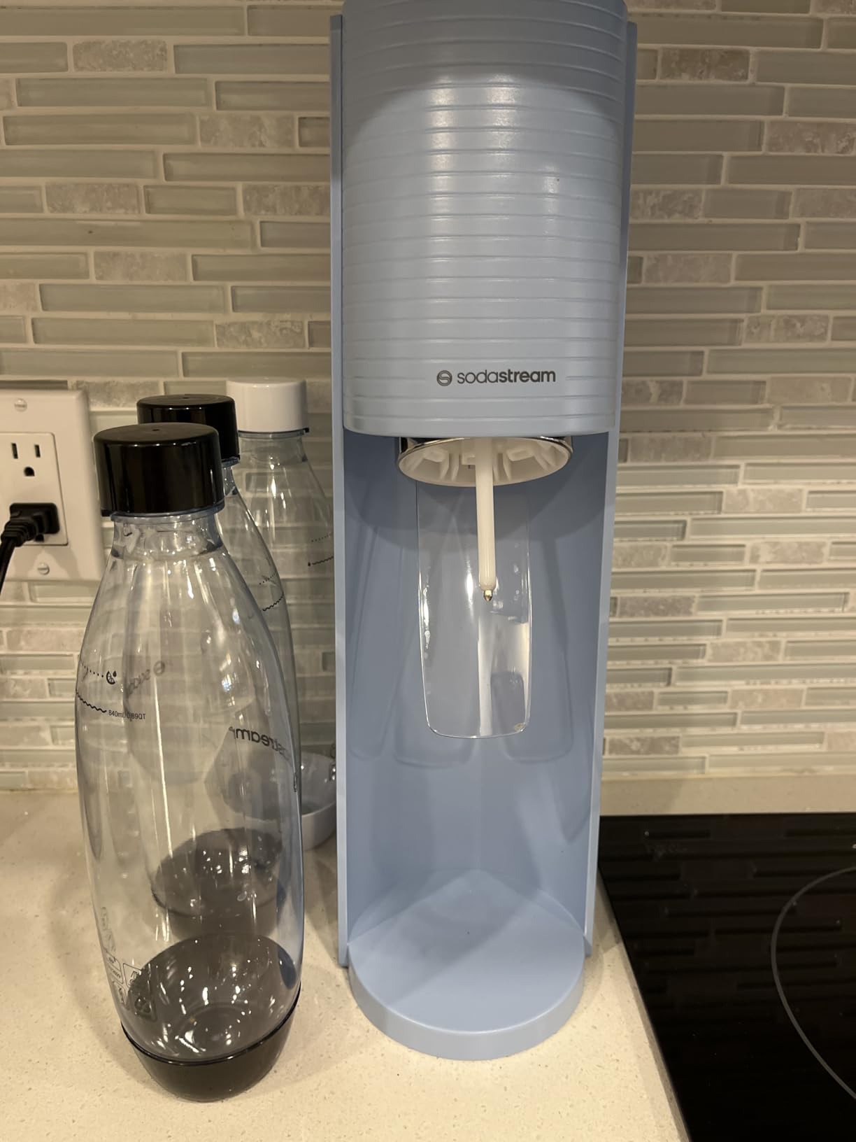 SodaStream Terra Sparkling Water Maker White with CO2, DWS Bottle and Bubly Drop customer photo 1