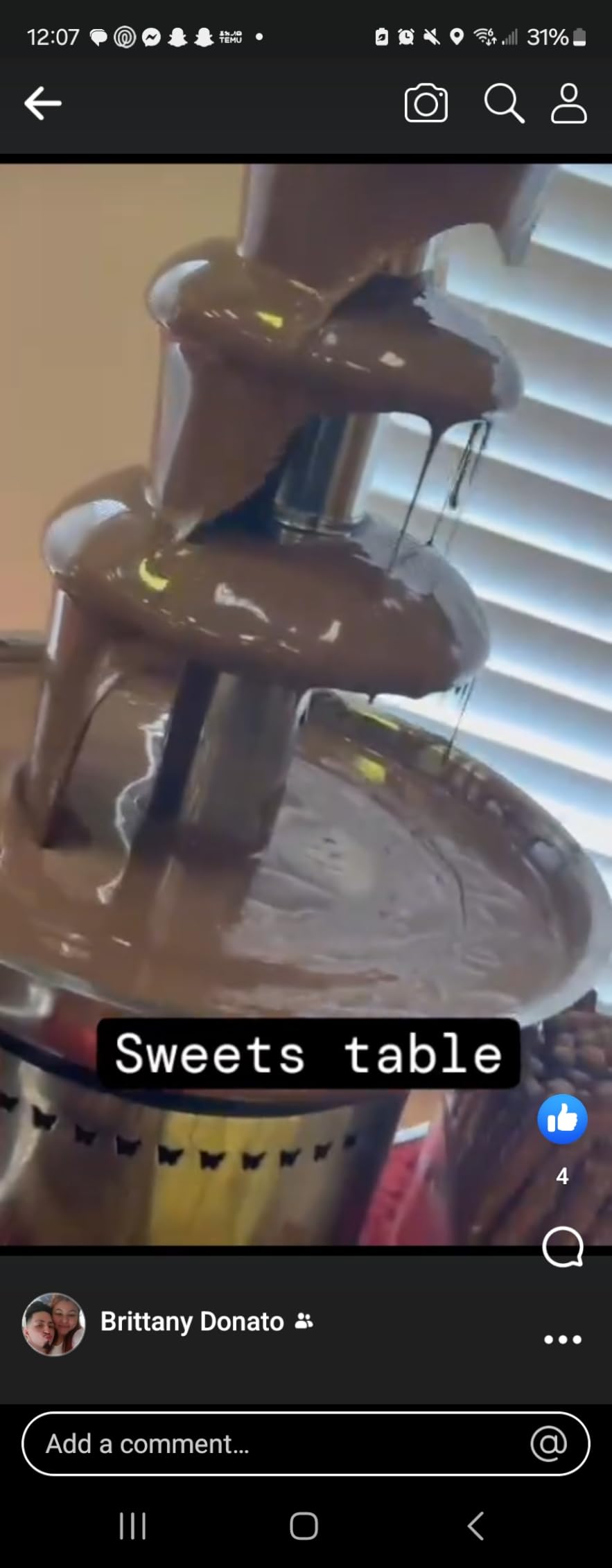 Chocolate Fountain 110V Electric 5-Tiers Digital Chocolate Fountain Melting Machine Heating Fondue Fountain,4kg of chocolate customer photo 1