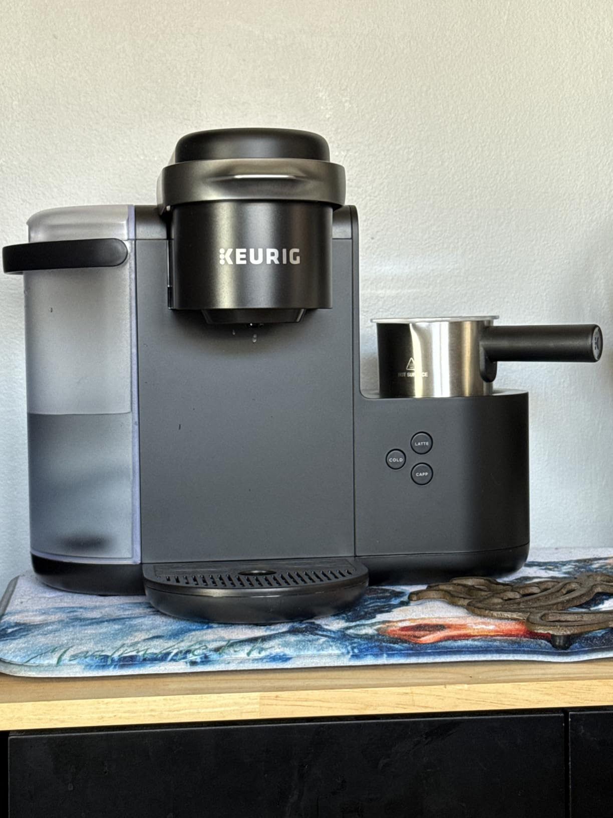 Keurig K-CAFE SMART Single Serve Coffee Maker with WiFi Compatibility, Latte and Cappuccino Machine with Built-In Frother, 6 Brew Sizes, Black customer photo 1