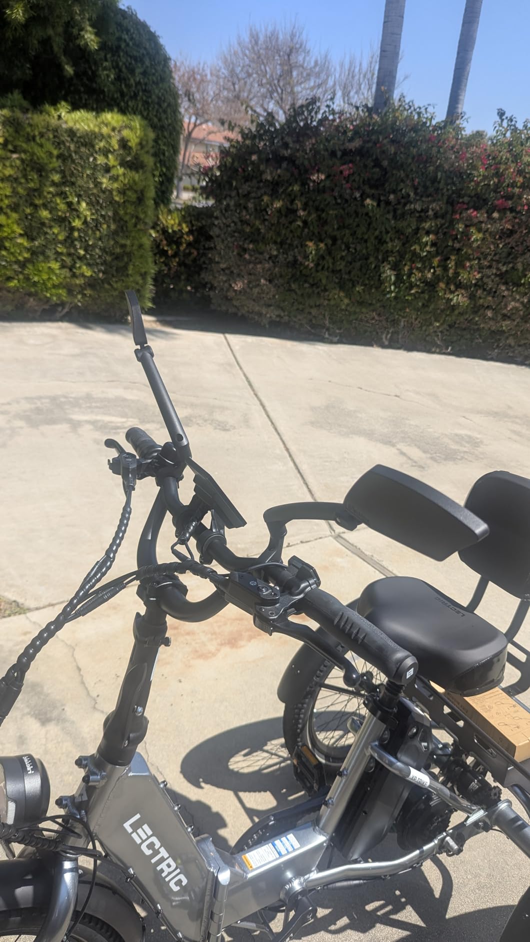 Handlebar Bike Mirror, Scratch Resistant Glass Lens, Ajustable and Rotatable Safe Rearview Bicycle Mirror customer photo 2