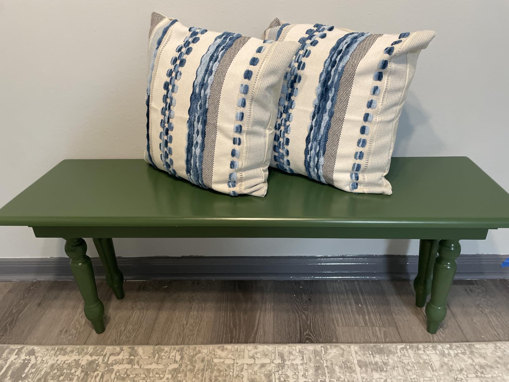 Boraam Windsor Backless Dining Bench - Equistian Green customer photo 2