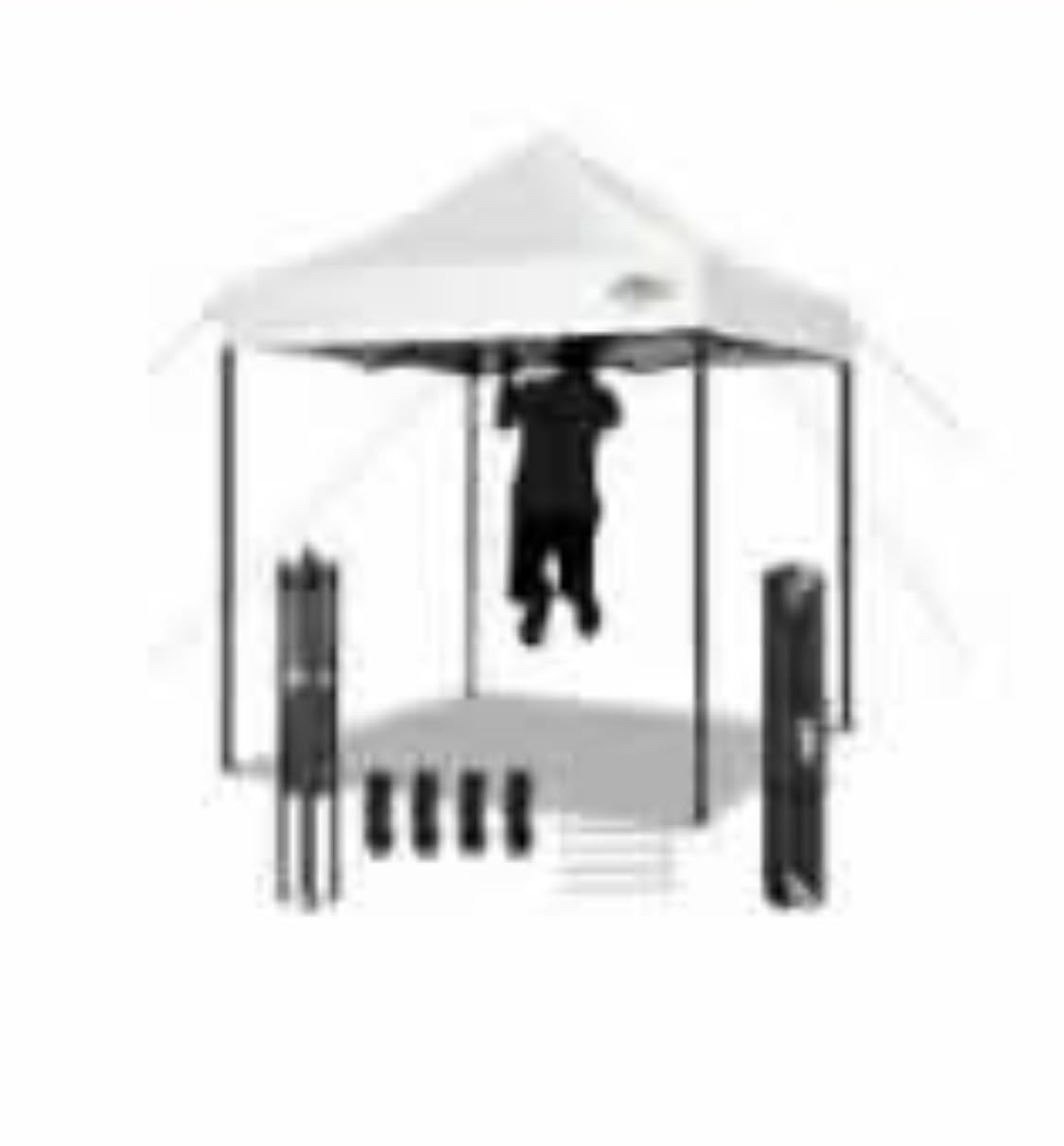 COBIZI 10x20 Heavy Duty Pop up Canopy Tent with 6 sidewalls Easy Up Commercial Outdoor Wedding Party Tents for Parties All Season Wind & Waterproof Gazebo Roller Bag, White(Frame Thickened) customer photo 1