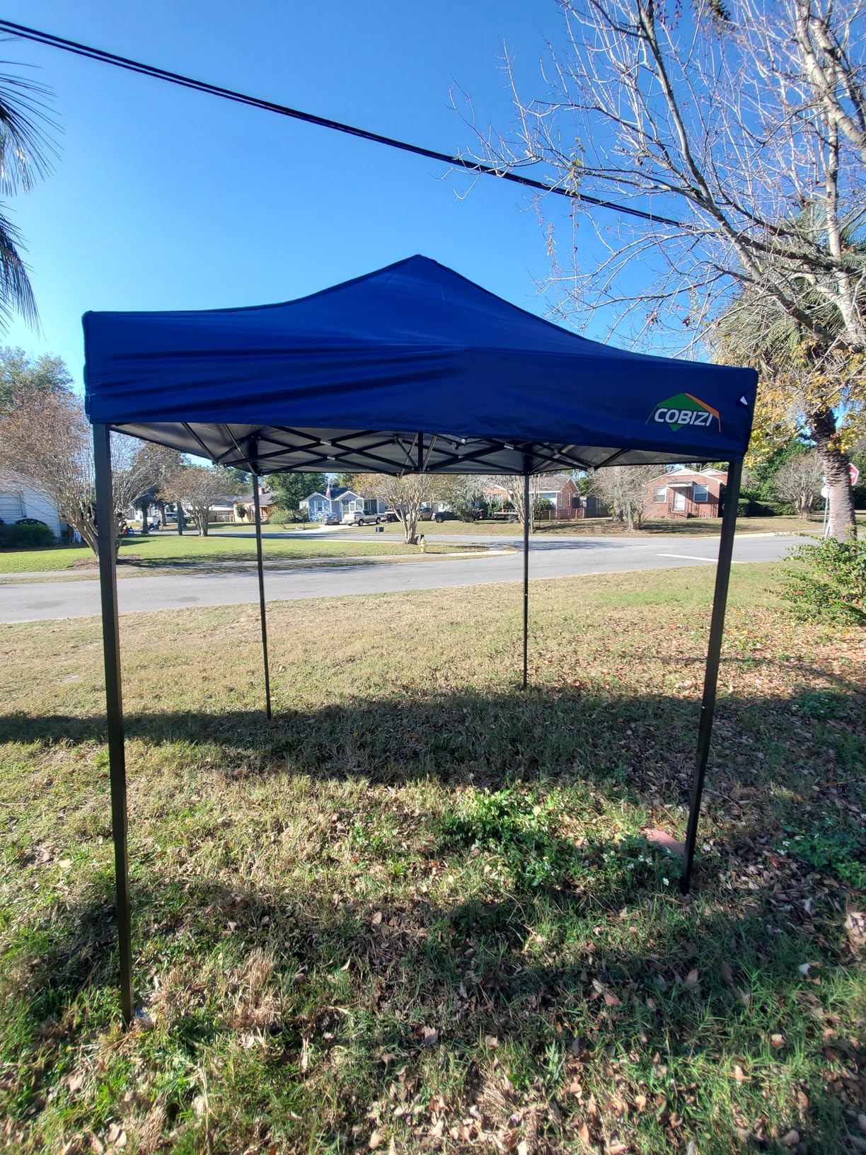 COBIZI 10x20 Heavy Duty Pop Up Canopy Tent with 6 Sidewalls Thicken Frame, Commercial Easy Up Outdoor Wedding Party Tents, All Season Waterproof Windproof with Stakes Sandbags Ropes Roller Bag, White customer photo 2