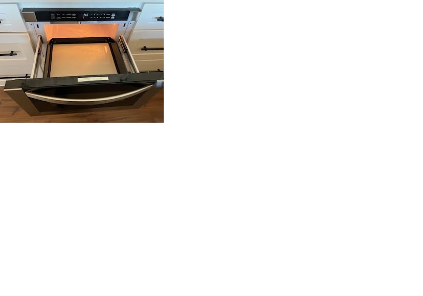 KoolMore 24 Inch Stainless-Steel Microwave Drawer with 1.2 cu. ft. Capacity, 1000W Power with 10 Custom Cooking Levels, Memory, and Timer Functions, Wall-Mounted with Flat Bottom (KM-MD-1SS) customer photo 2