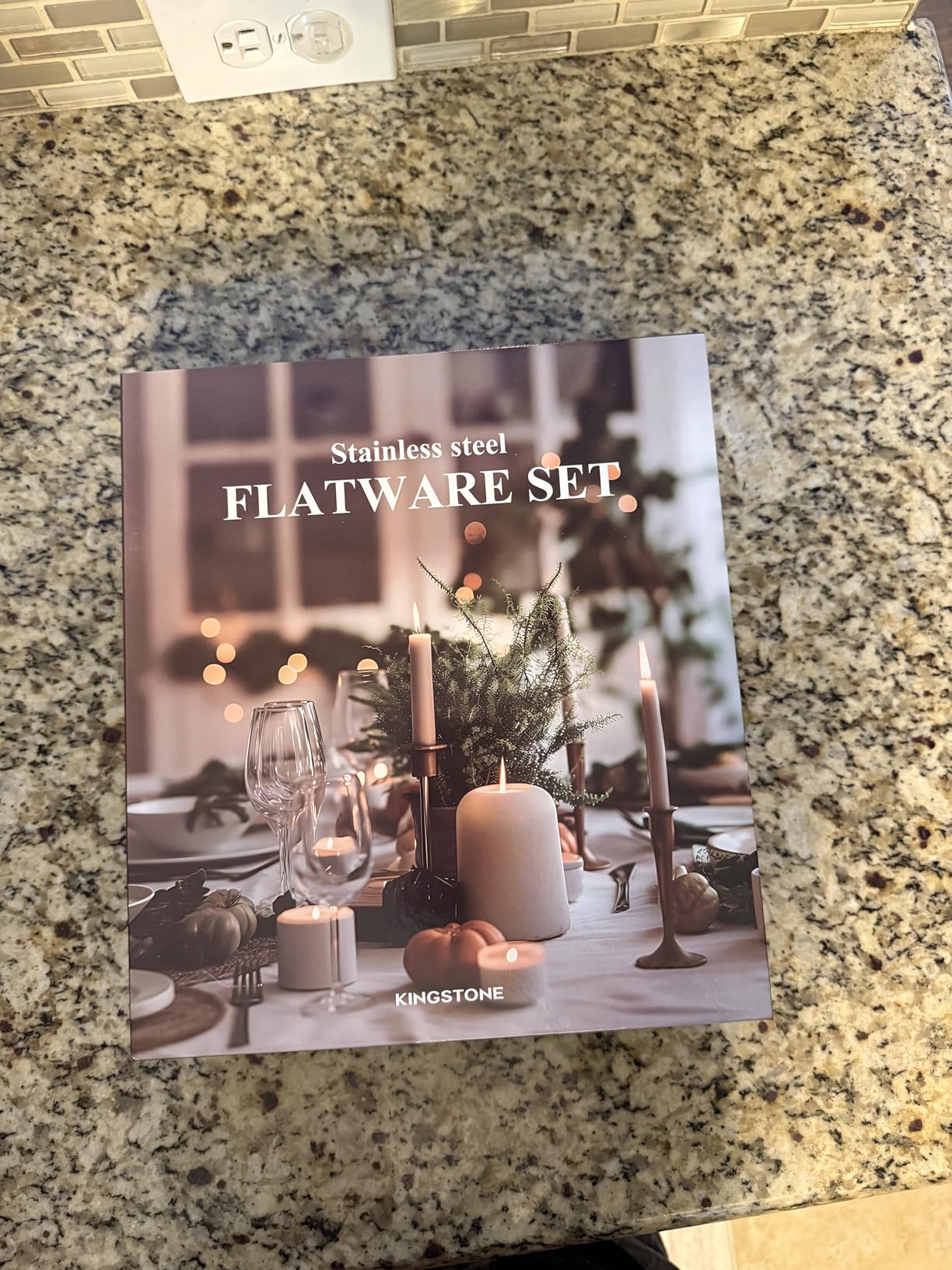 KINGSTONE Hammered Silverware Set, Flatware Set, 18/10 Stainless Steel Premium Cutlery with Unique Ripple Handles Design Mirror Polished - Dishwasher Safe (40-Piece) customer photo 1