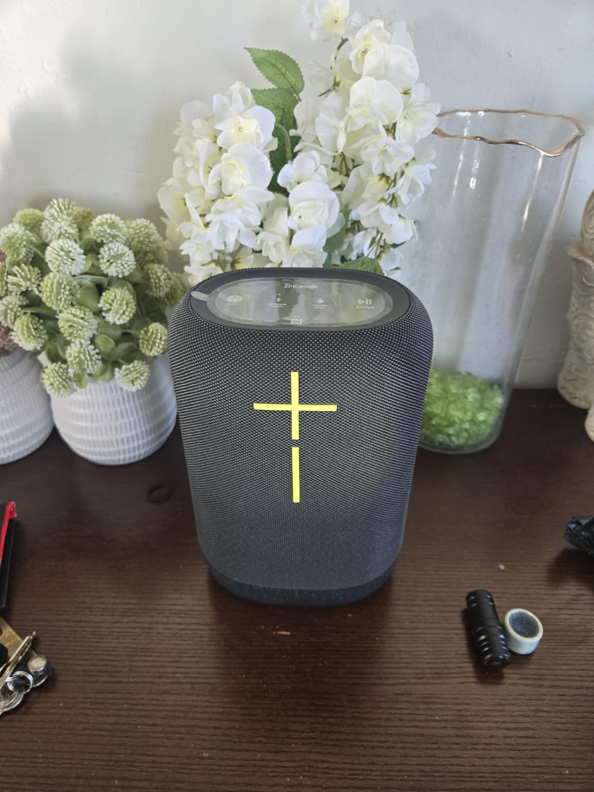 Ultimate Ears EPICBOOM, Portable Wireless Bluetooth Speaker, Big Bass and Immersive, 360-Degree Sound, Adaptive EQ, IP67 Waterproof, Floatable, 17 Hour Battery, 180 ft Range, USB C customer photo 1