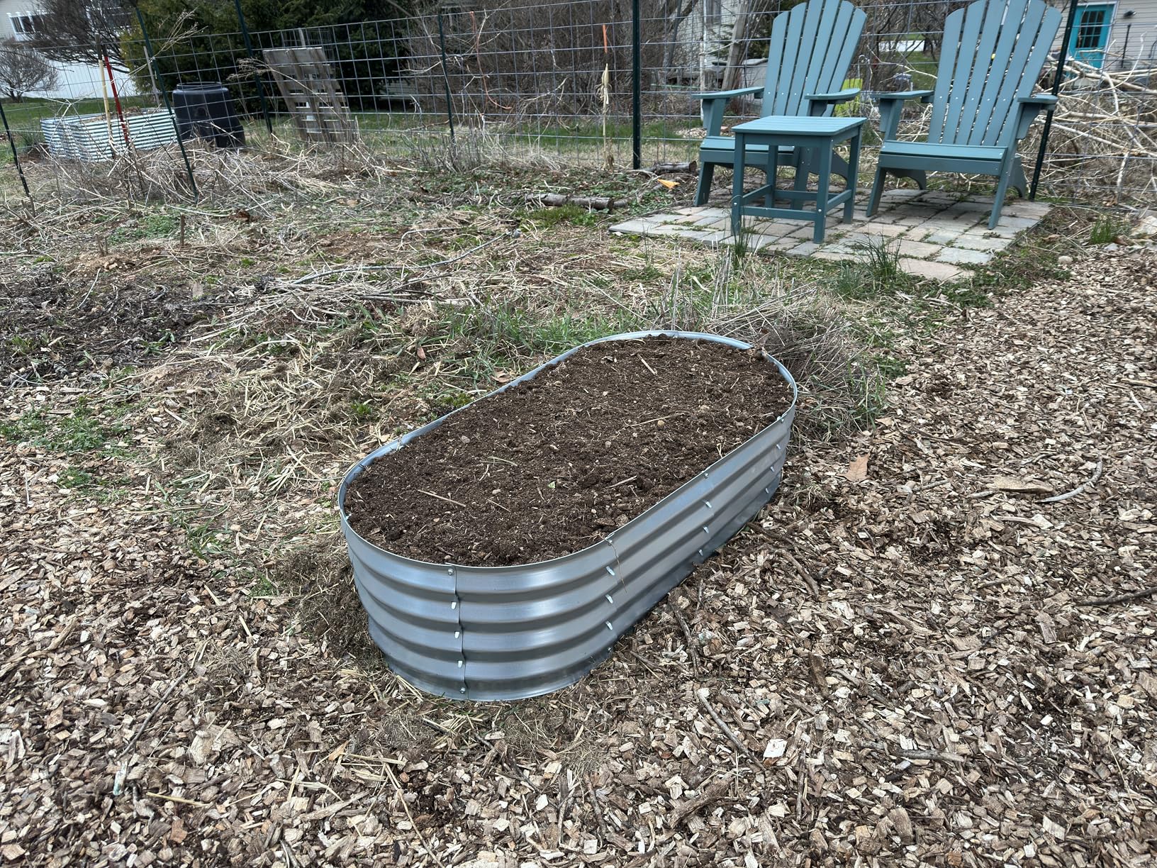 Plant & Plot Galvanized Raised Garden Beds Outdoor, 4x2x1 ft Planter Raised Bed for Gardening, Vegetables, Flowers, Large Metal Garden Box (Silver) - Patented Tool-Free Design customer photo 2
