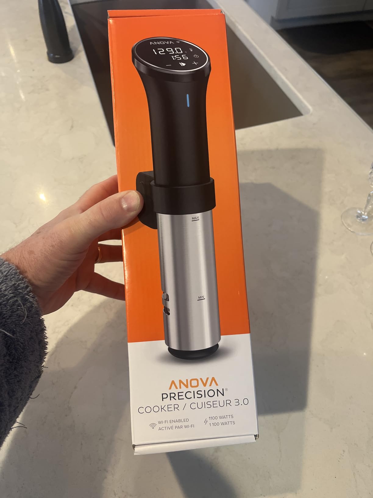 Anova Culinary Sous Vide Precision Cooker 3.0 (WiFi), 1100 Watts, Stainless Steel customer photo 2