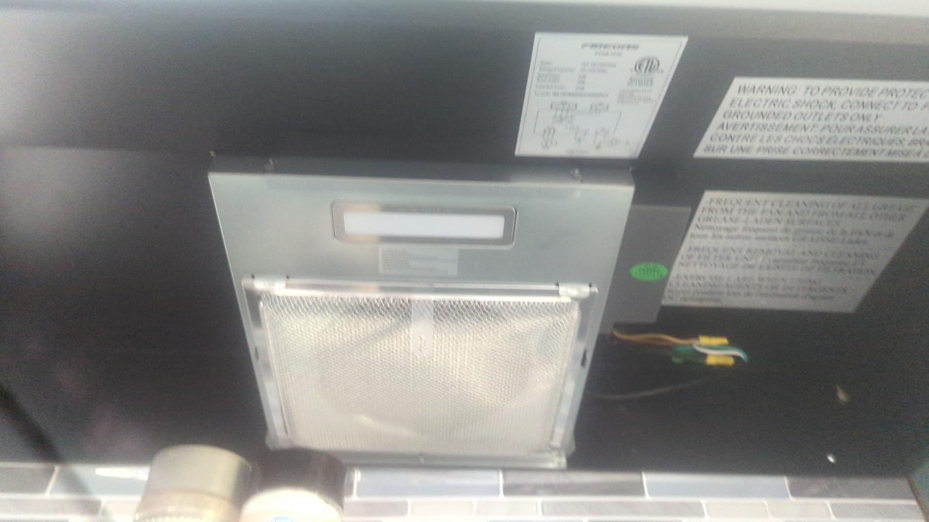 FIREGAS Range Hood 30 inch Under Cabinet Range Hood with 2 Speed Exhaust Fan,Ducted/Ductless Convertible,Rocker Button Control,300 CFM, White Vent Hood Aluminum Filter Included customer photo 2