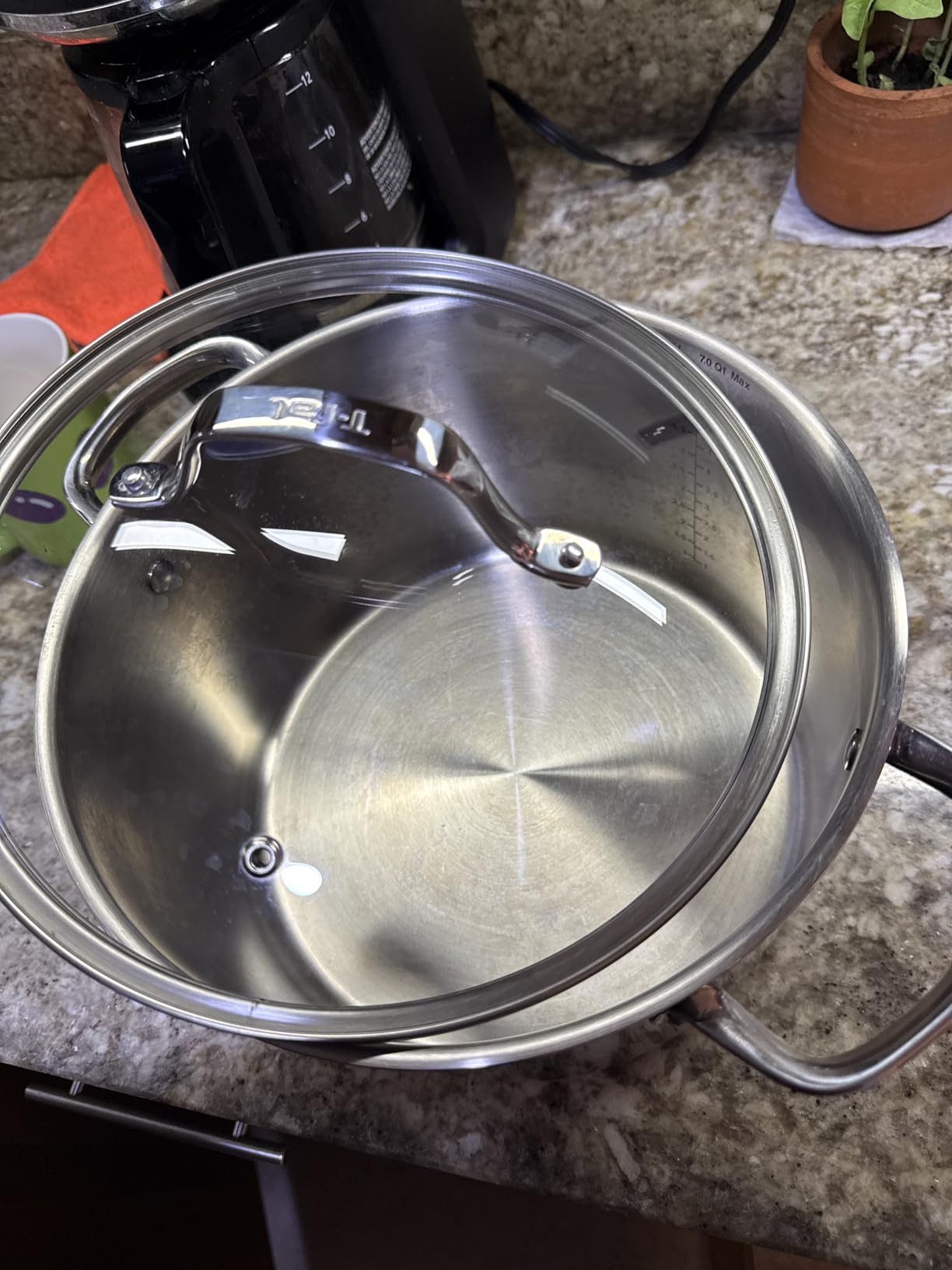 T-fal Stainless Steel Pots and Pans Set 11 Piece, Induction, Oven Broiler Safe 500F, Kitchen Cooking Set w/Fry Pans, Saucepans, Saute Pan, Dutch Oven, Steamer, Cookware, Dishwasher Safe, Silver customer photo 2