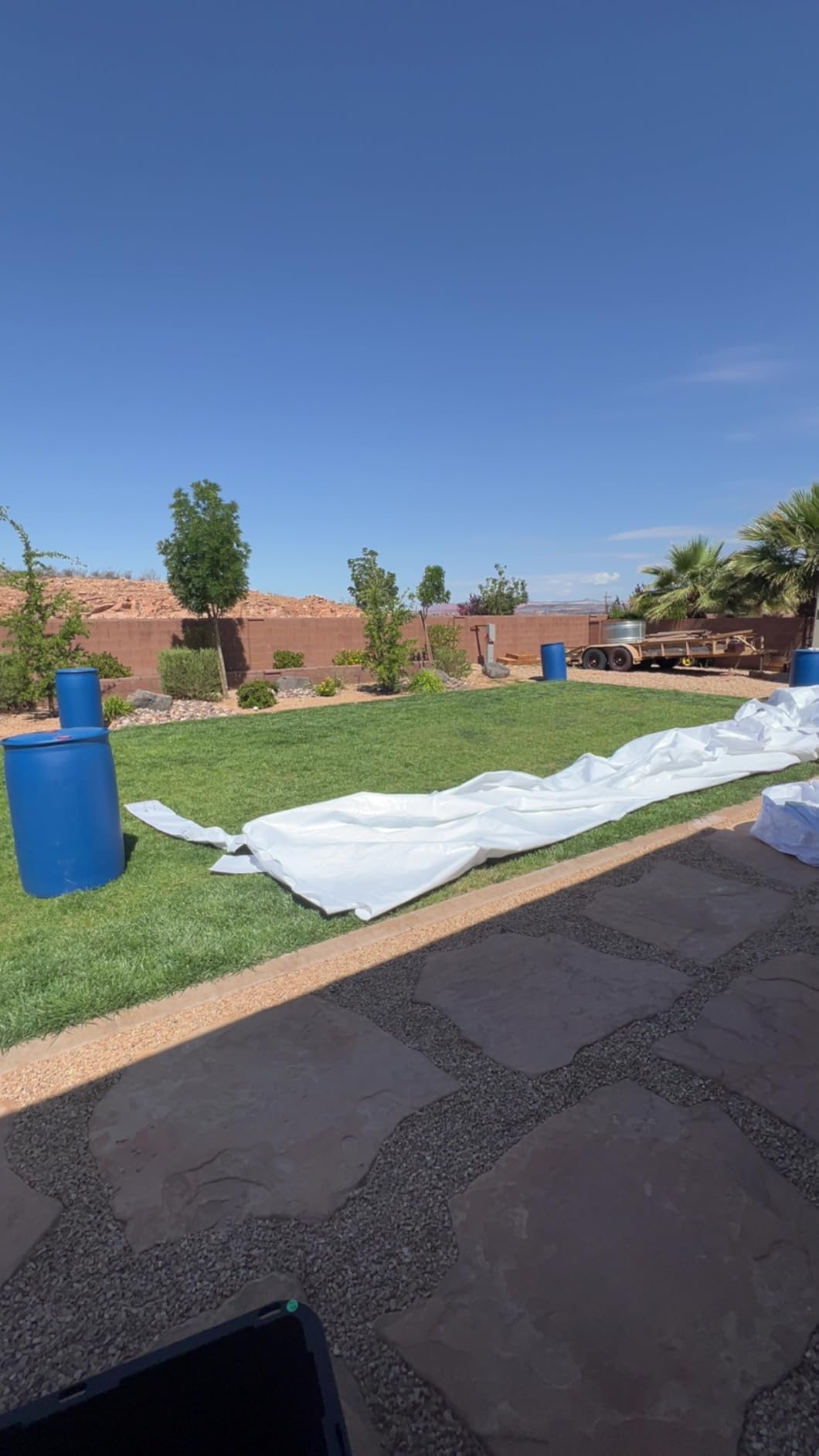 PHI VILLA 20'x16' Outdoor Heavy Duty Party Tent Large Commercial Canopy Wedding Event Shelter with Removable Sidewalls & 3 Storage Bags for Patio Outdoor Garden Events, White customer photo 2