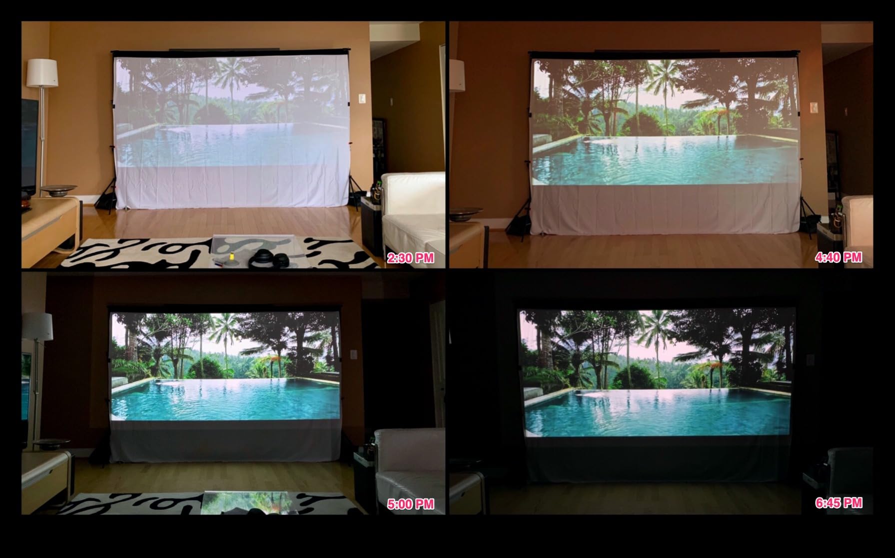 NEBULA Mars 3 Outdoor Portable Projector, 1000 ANSI Lumens, AI-Powered Image, Built-In Battery with 5 Hour Playtime, Android TV, 200 Inch Home Theater, for Backyard, Office and Business, and Camping customer photo 1