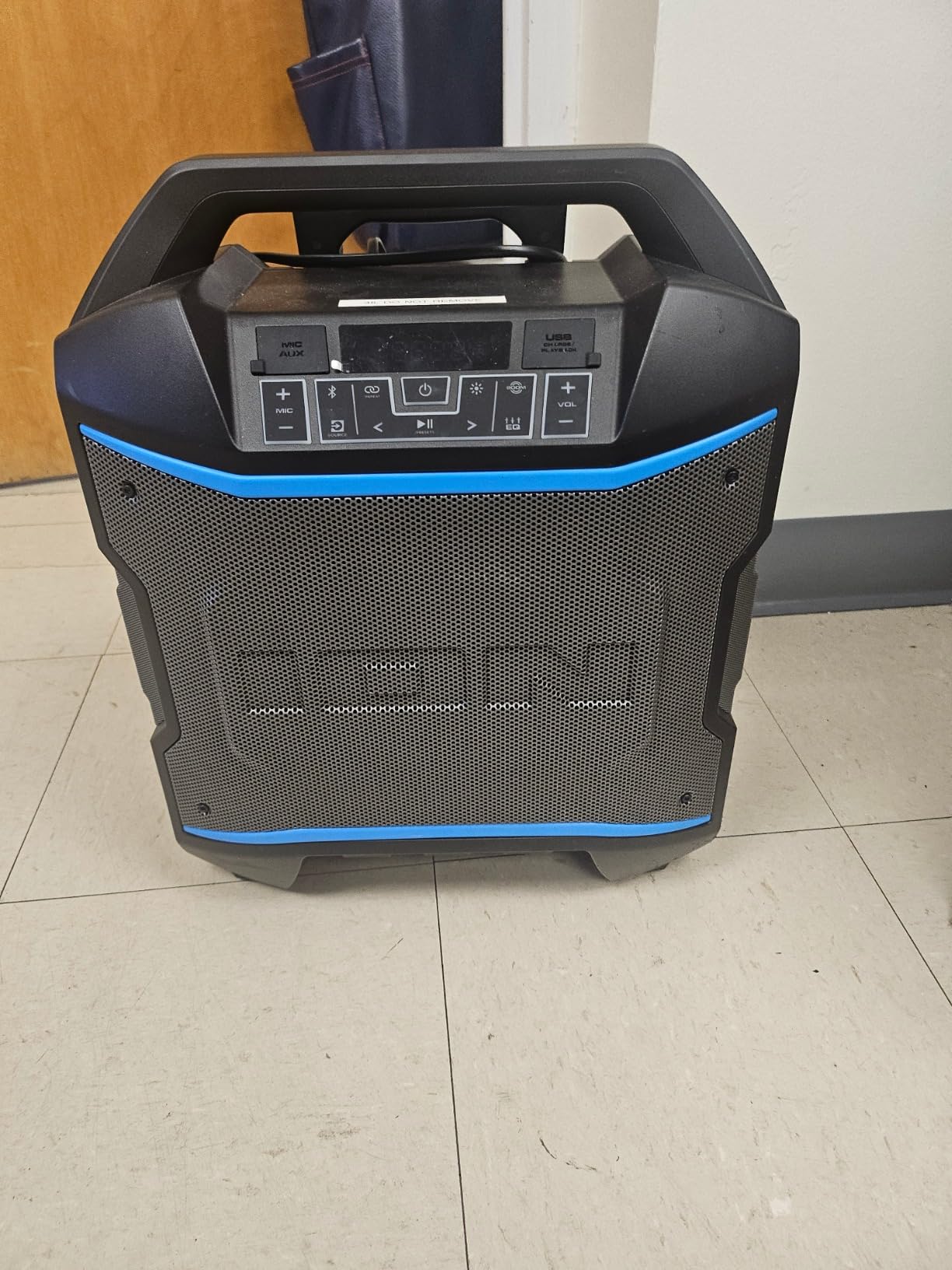 ION Block Rocker - Portable Bluetooth Outdoor Party Speaker with Karaoke Microphone, Battery, 4 Speakers, Radio, USB Port, App, Water-Resistant, 120W customer photo 2
