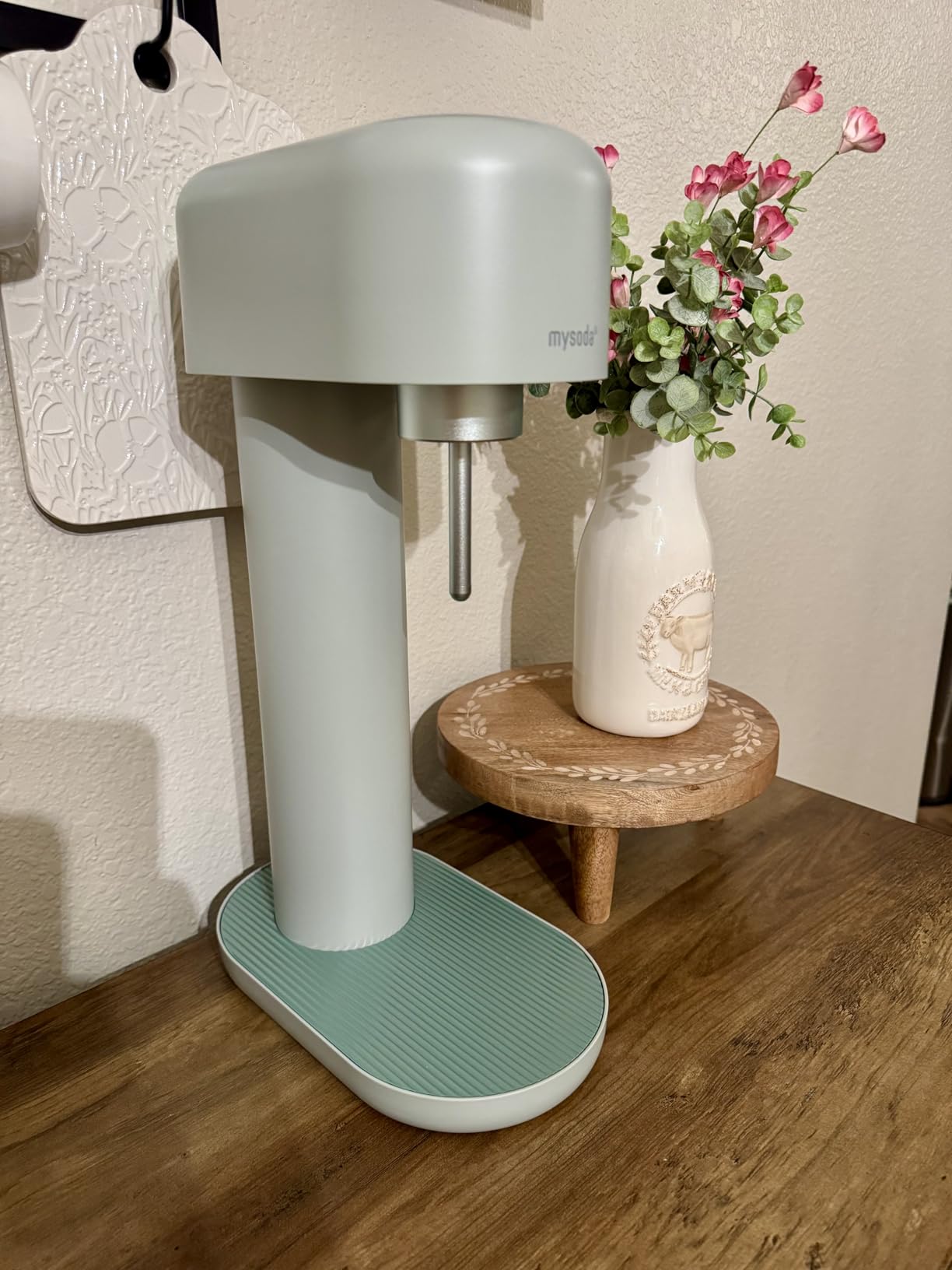 Mysoda Ruby 2 Sparkling Water Maker - Silent and Long-Lasting Aluminium Soda Maker with 1L Water Bottle - Without CO2 Cylinder - Black Copper customer photo 2