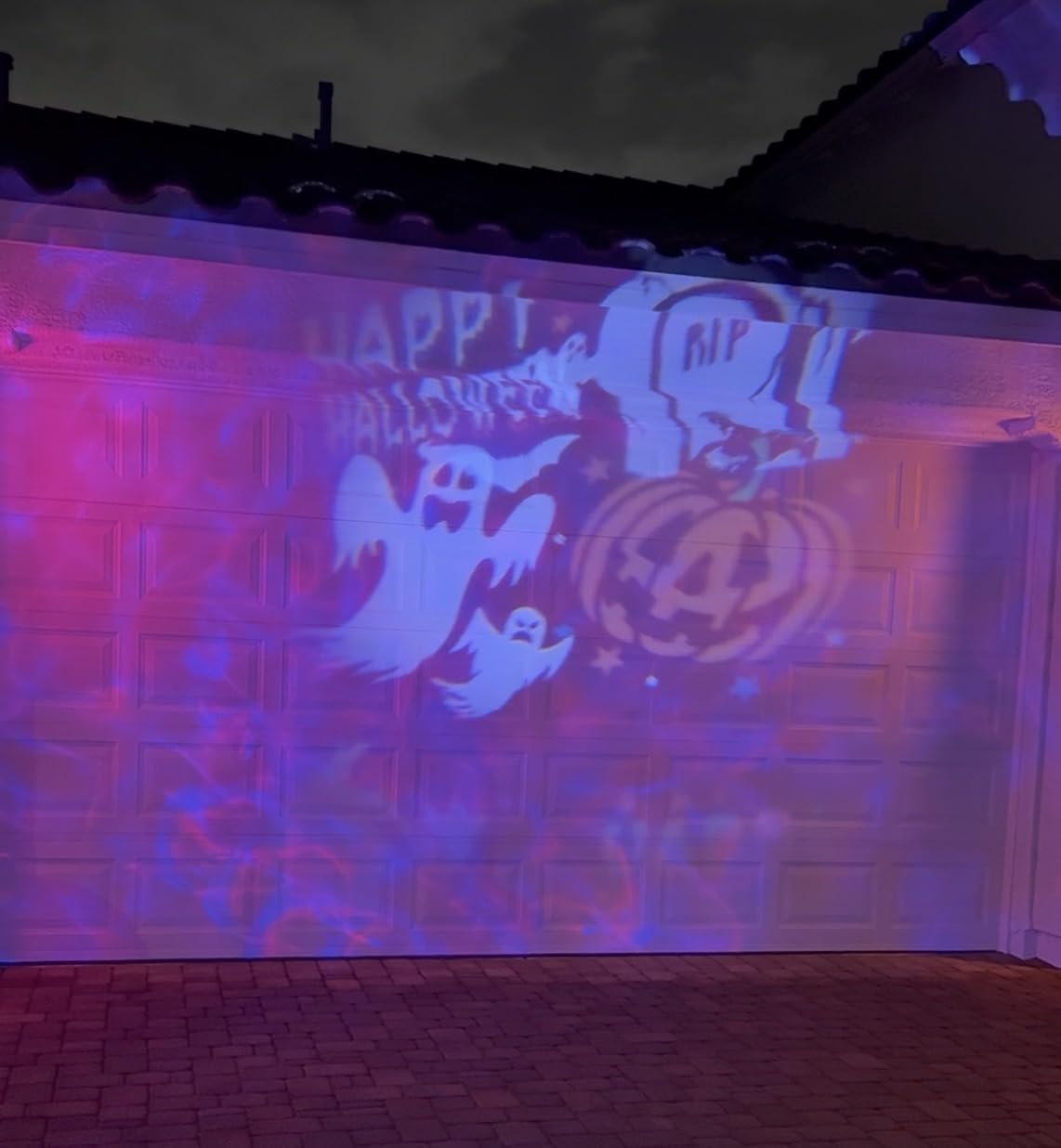 Brighter Easter Decorations Outdoor Lights, 2026 Upgraded Holiday Projectors with 19 HD Replaceable Slides (Ocean Wave & Patterns), Weatherproof Easter Projector Light Show customer photo 2
