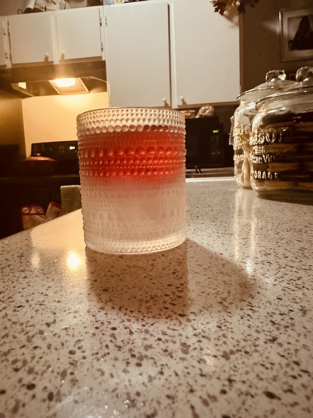 Vintage Hobnail Drinking Glasses Set of 8, 12 oz Highball Glasses & 10 oz Cocktail Glasses Set, Kitchen Water Glasses Cup, Bar Tumbler Glassware Set for Beer, Juice, Cocktail, Whiskey, Milk customer photo 2