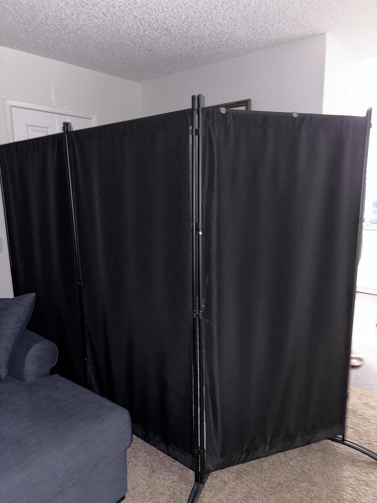 Grezone 6 Panel Room Divider Folding Privacy Screen 6 ft customer photo 1