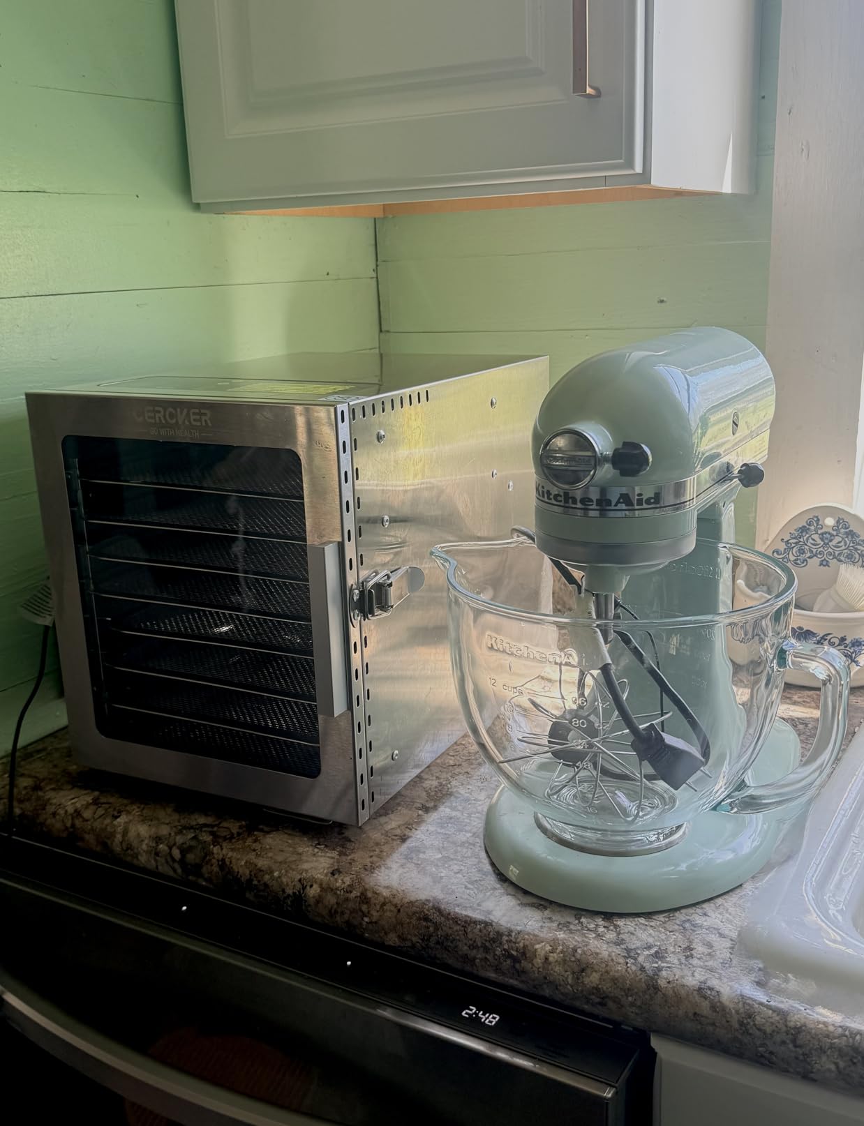 Food-Dehydrator Machine 12 Stainless Steel Trays, 10.9ft² Meat Dehydrator for Jerky, 800W Dryer for Herbs, 190ºF Temperature Control,24H Timer,Powerful Drying Capacity for Fruits,Yogurt customer photo 1