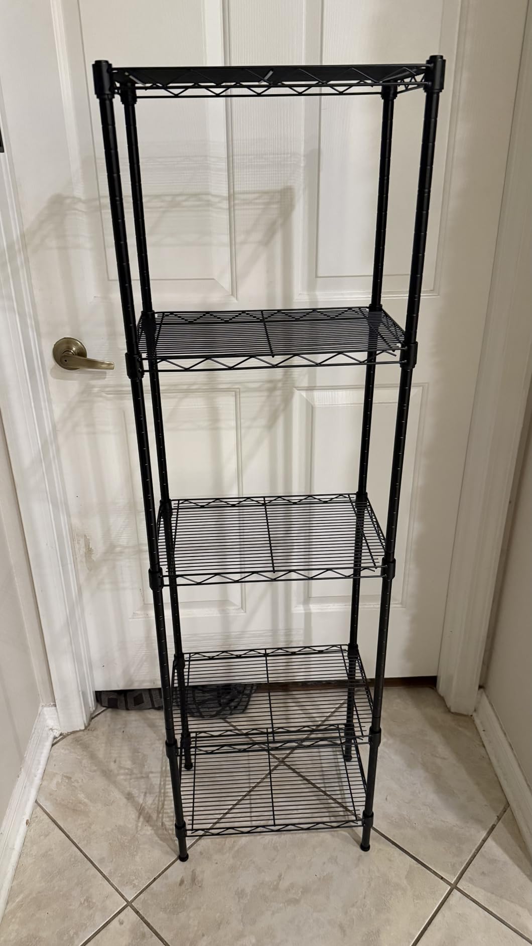 SINGAYE Metal Shelves Wire Shelving:Storage Rack Standing Units Shelf for Kitchen Laundry Bathroom Closet Organizers Pantry Narrow Mesh Adjustable 10