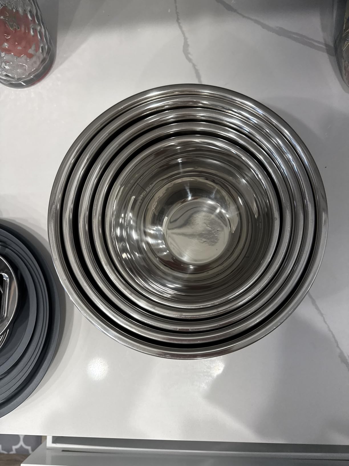 Priority Chef Stainless Steel Mixing Bowls with Lids Set, 3 Grater Attachments, Airtight Lids, Non-Slip Silicone Base Mixing Bowl Set, Large Prep Metal Mixing Bowls for Kitchen, Black customer photo 2