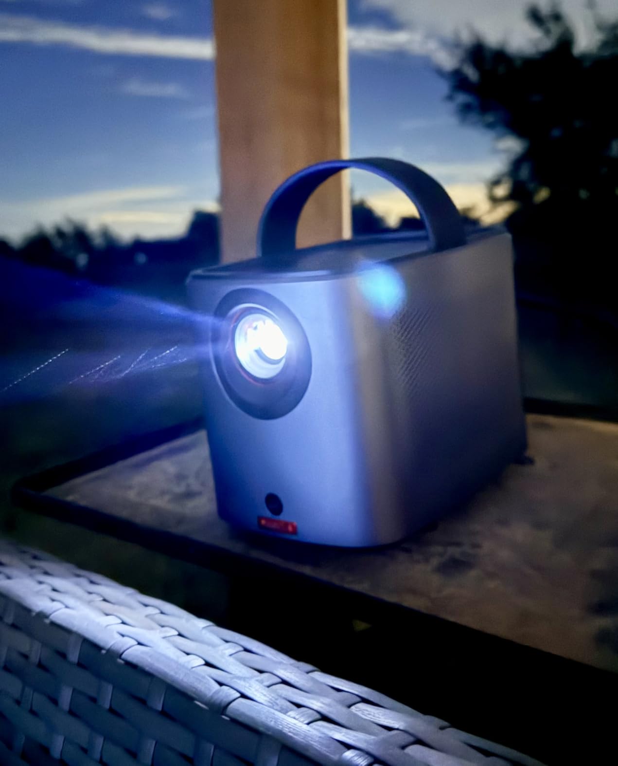 NEBULA Mars 3 Air GTV Projector - Netflix Officially Licensed, 400 ANSI-Lumen Brightness, Native 1080P, Dolby Digital Sound,150-Inch Picture, Built-In Battery for 2.5 Hours of Playtime Anywhere. customer photo 2