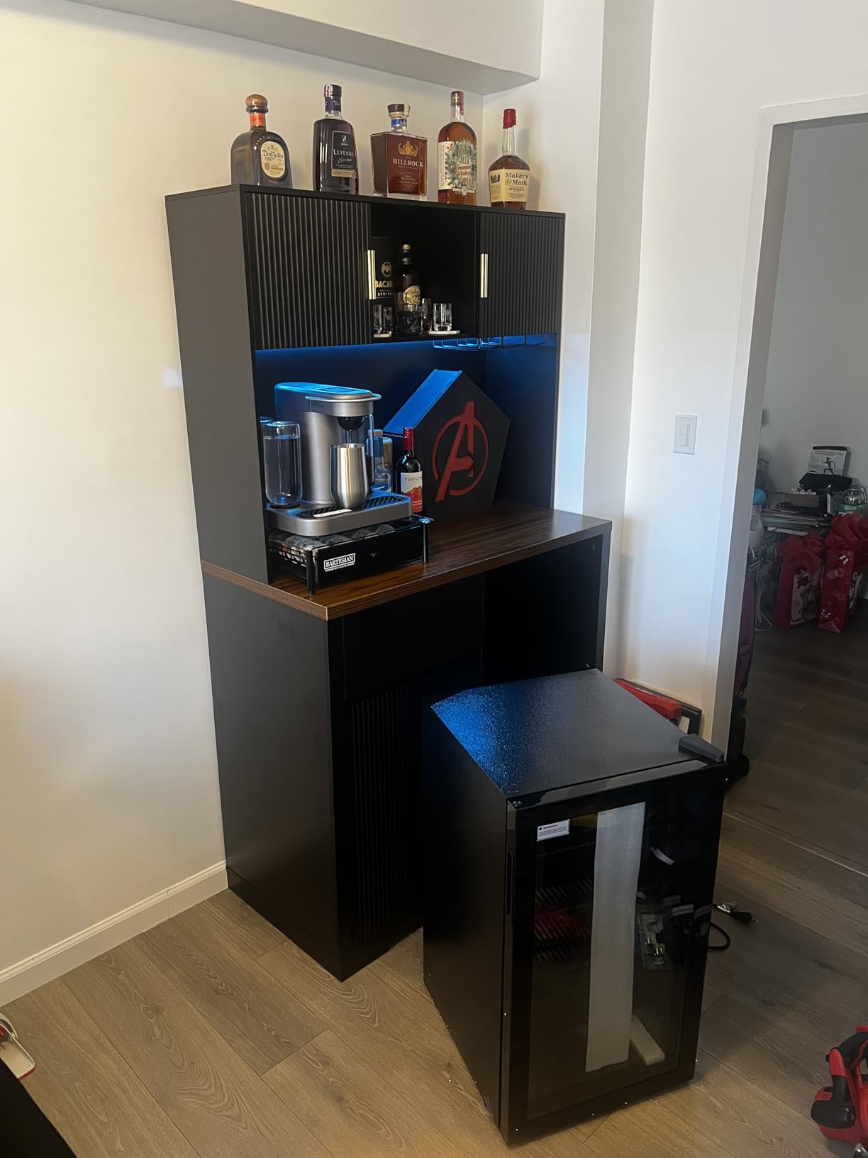 Beverage Refrigerator Cooler - 126 Can Mini Fridge with Glass Door for Soda Beer or Wine, Beverage Cooler for Home, Office, Bar with Adjustable Removable Shelves, Silver customer photo 2